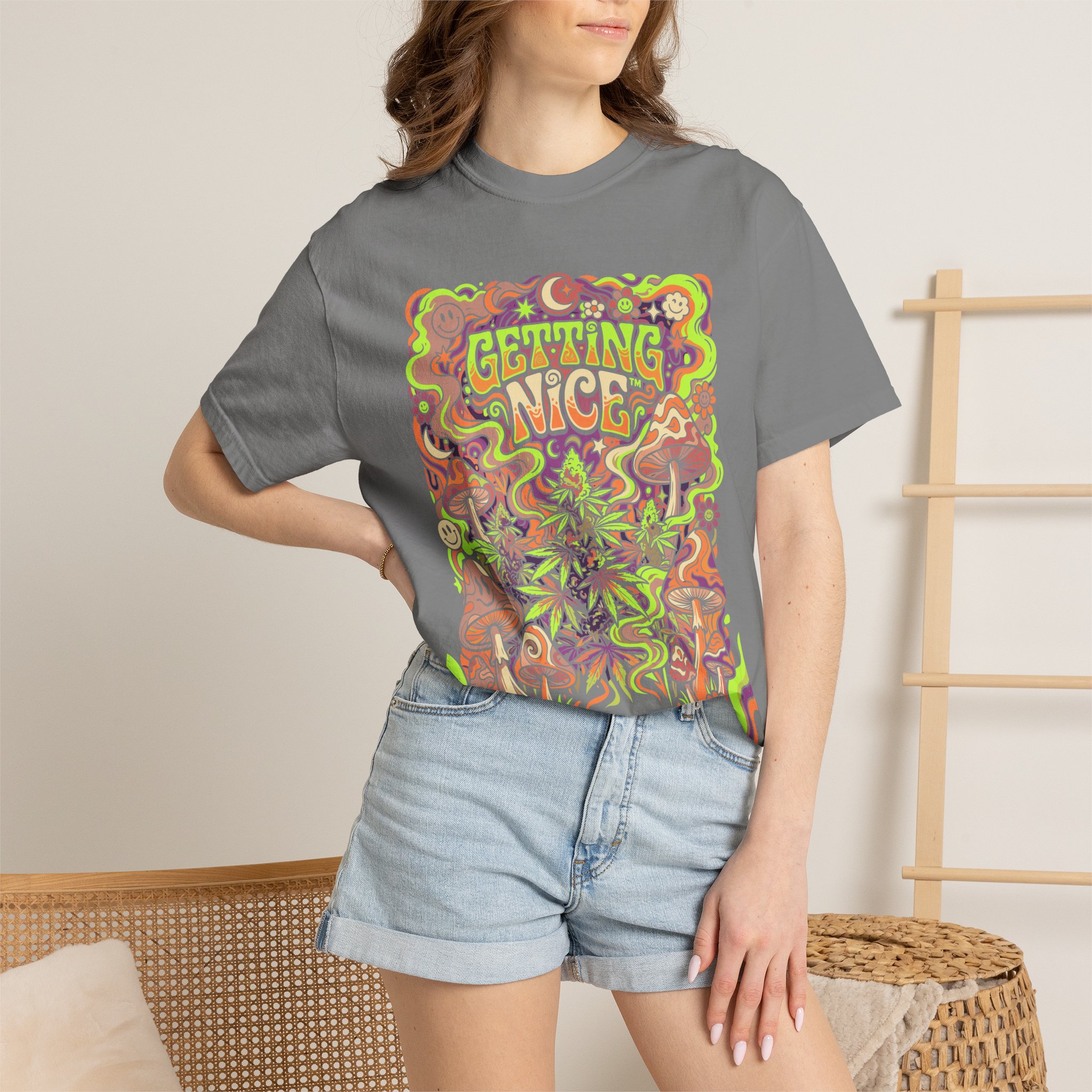 Psychedelic Getting Nice™ Graphic T-Shirt - Image 24