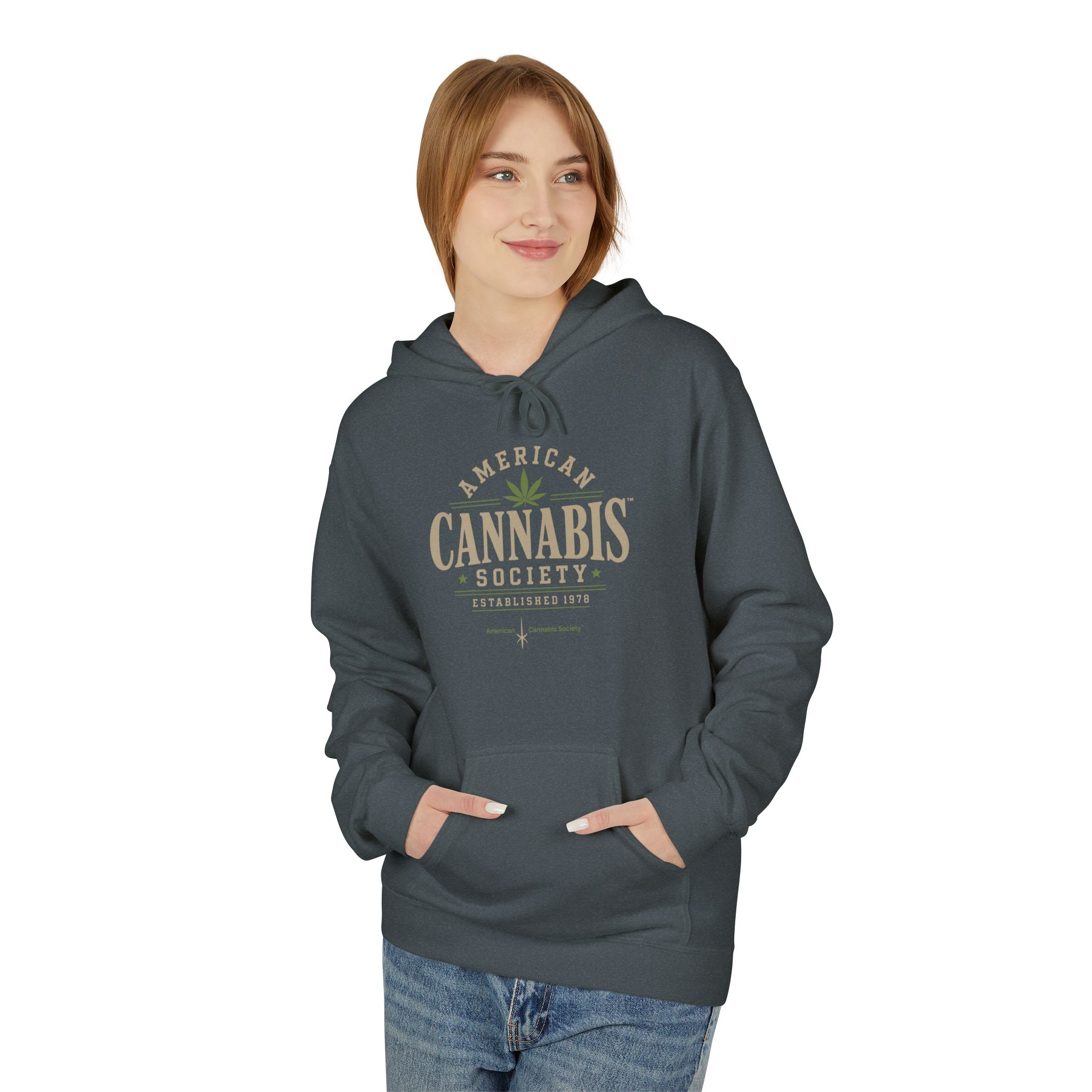 American Cannabis Society® Hoodie – Vintage American Cannabis Graphic Pullover - Image 47
