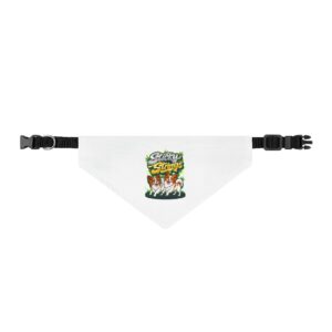'Chill Squad' Clip-On Pet Bandana — Cartoon Dogs Collar Accessory