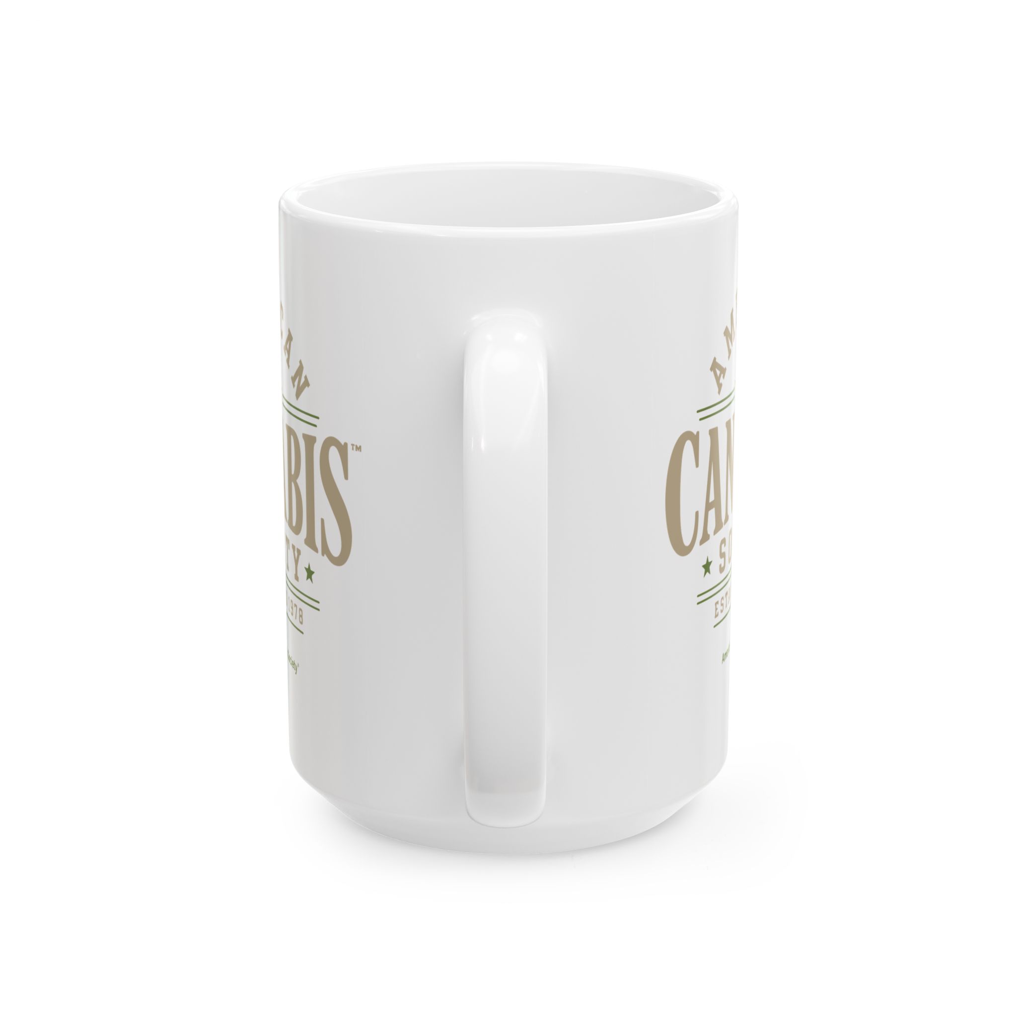 American Cannabis Society® Ceramic Mug — 'Modern' Coffee Cup (11oz & 15oz) - Image 6
