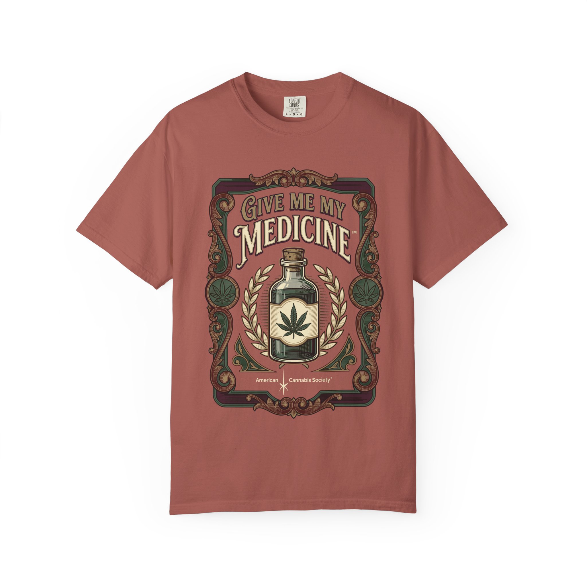Give Me My Medicine™ T-Shirt — Vintage Cannabis Bottle Graphic Tee - Image 57