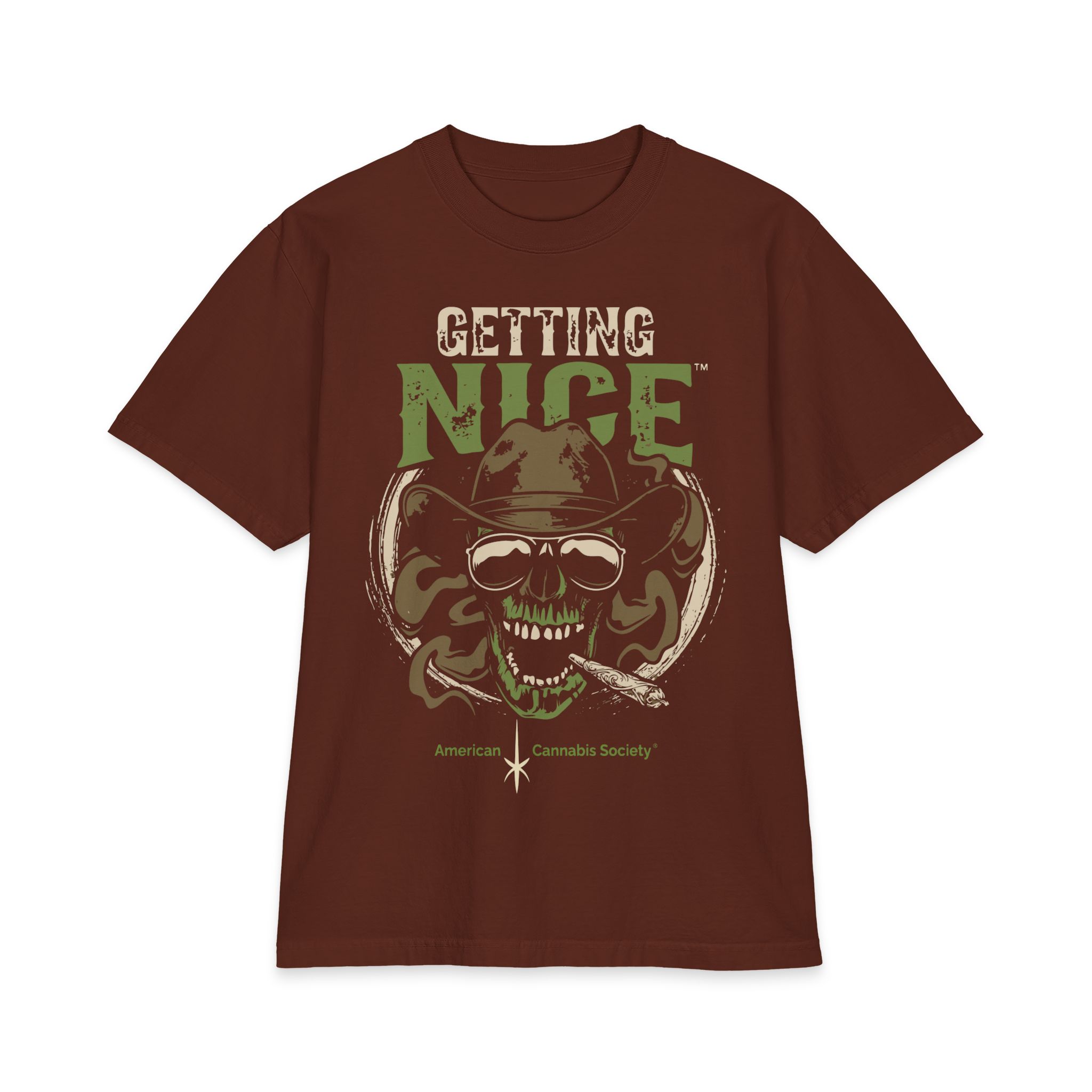 Getting Nice™ Skull Cowboy T‑Shirt - Image 2