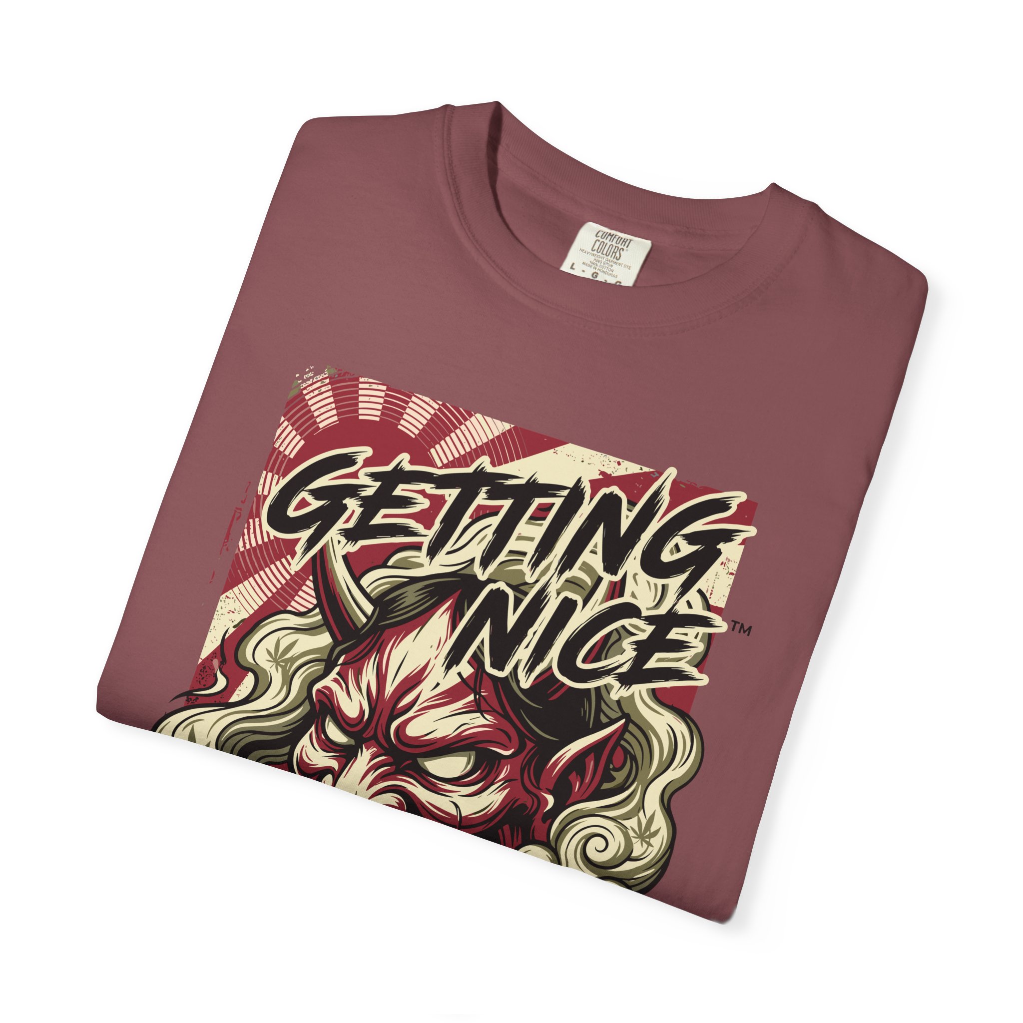 Getting Nice™ Oni Graphic T-Shirt — Japanese Demon Streetwear Tee - Image 7