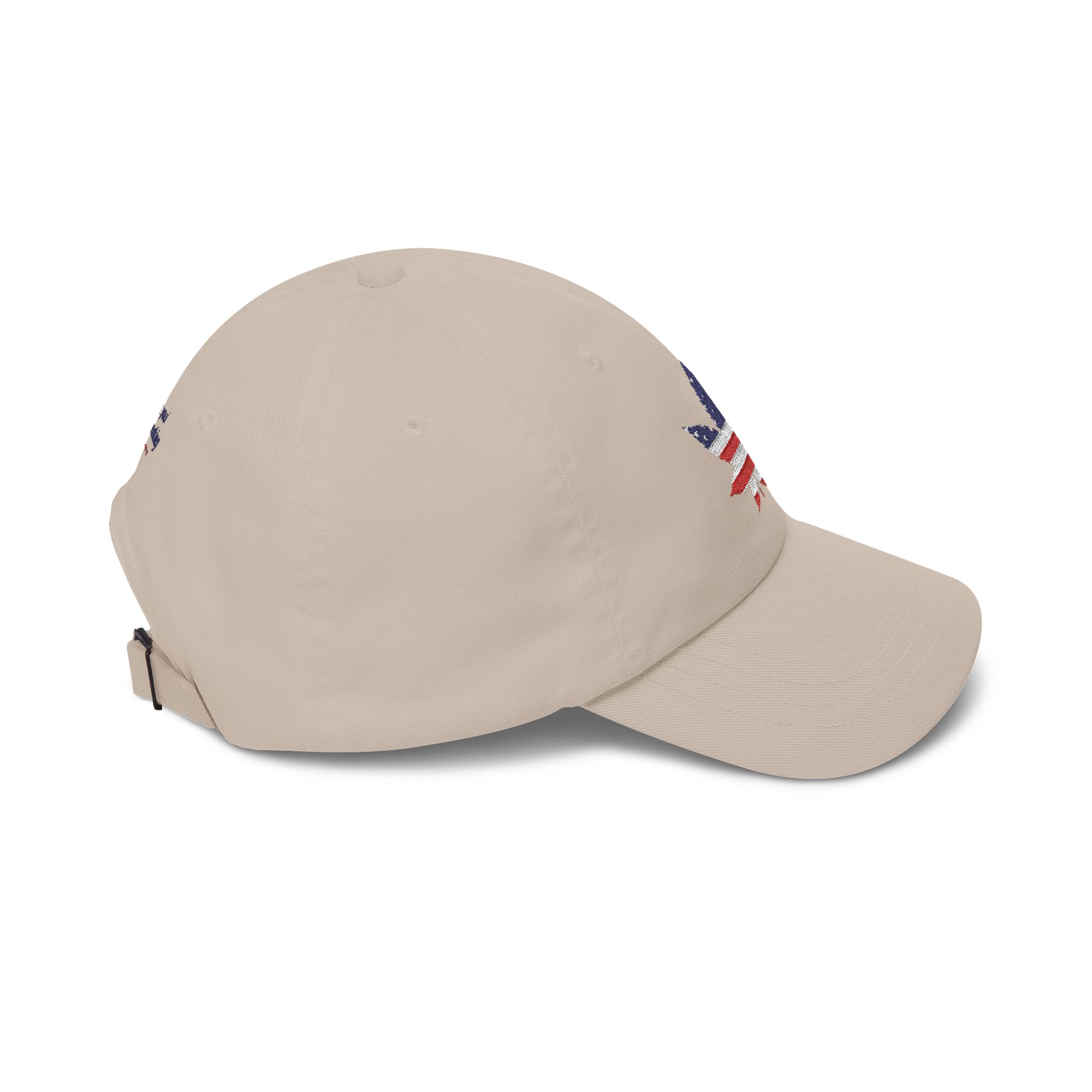 American Flag Cannabis Leaf Dad Cap — Embroidered Patriotic Hat | Yupoong by GreenRX™ | American Cannabis Society® Approved - Image 8