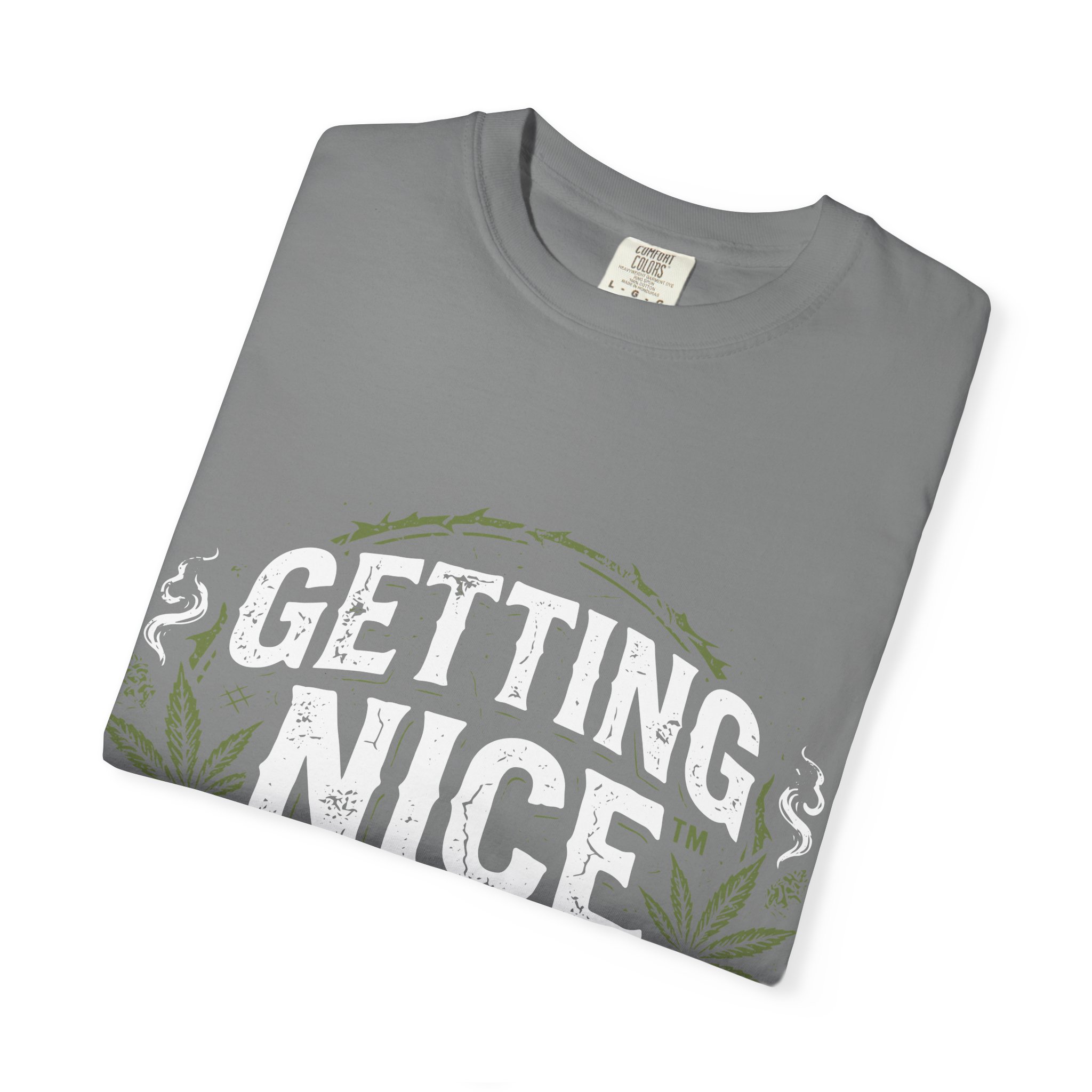 Cannabis Leaf Vintage Logo T-Shirt — American Cannabis Society® Garment-Dyed Tee - Image 31