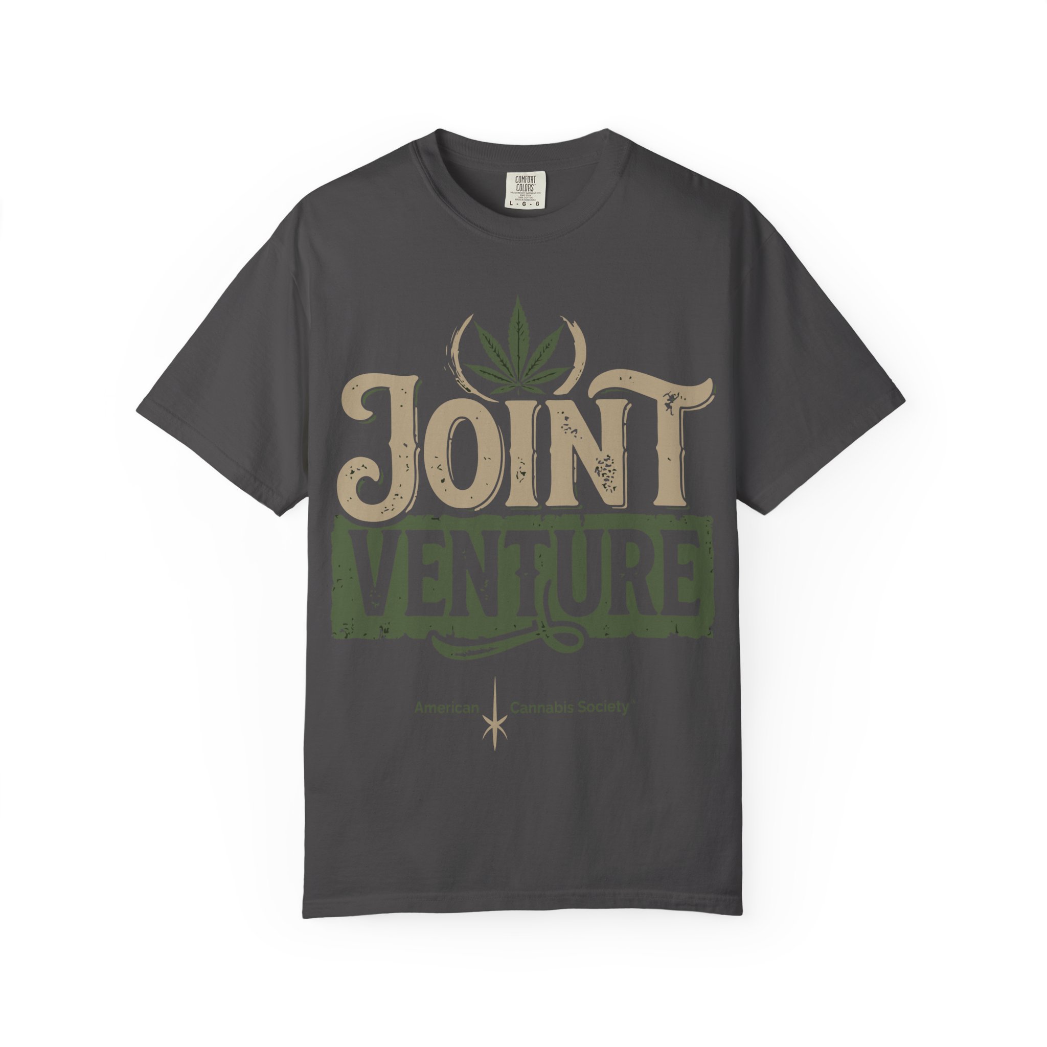 American Cannabis Society® Joint Venture T-Shirt — Cannabis Leaf Vintage Graphic Tee - Image 45