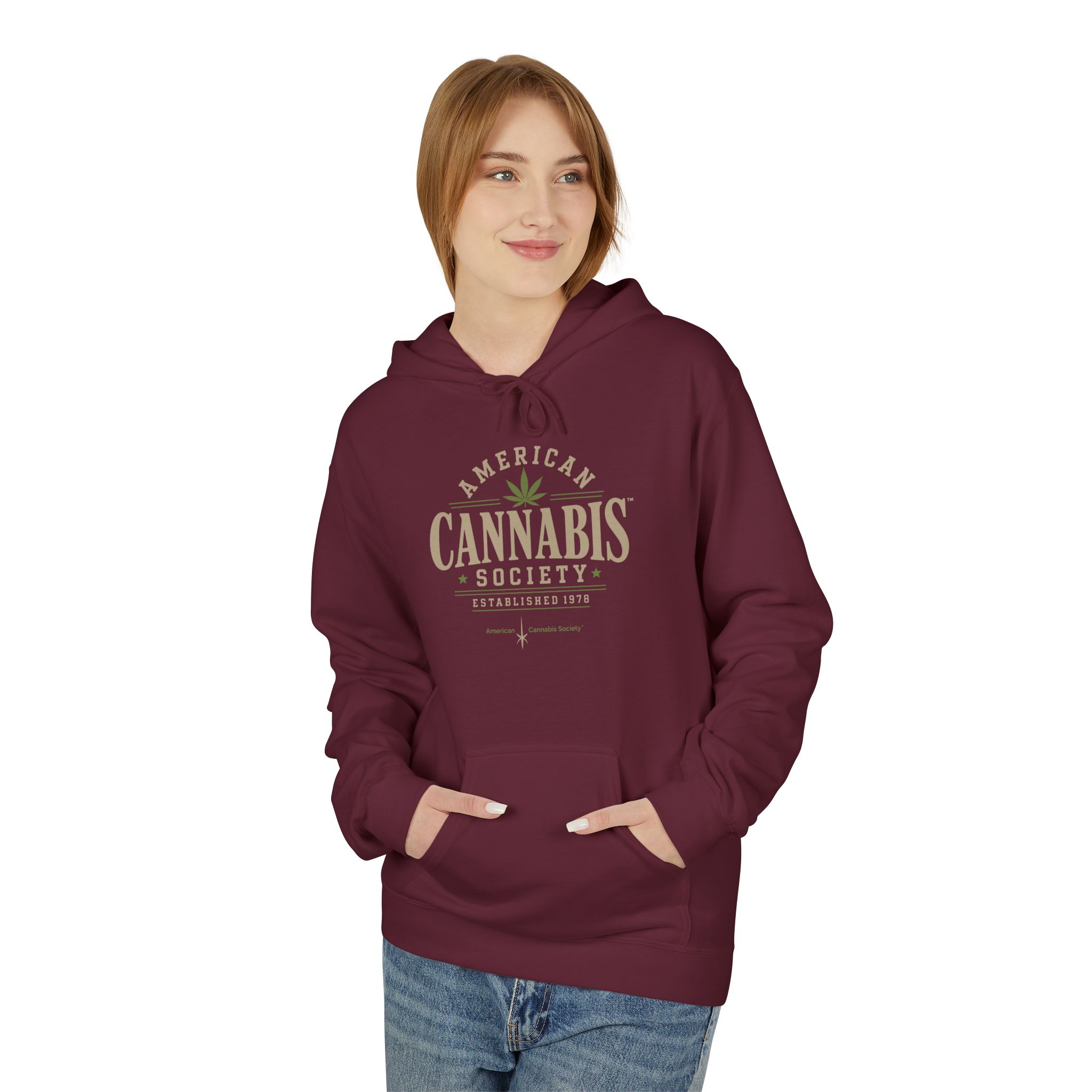 American Cannabis Society® Hoodie – Vintage American Cannabis Graphic Pullover - Image 43