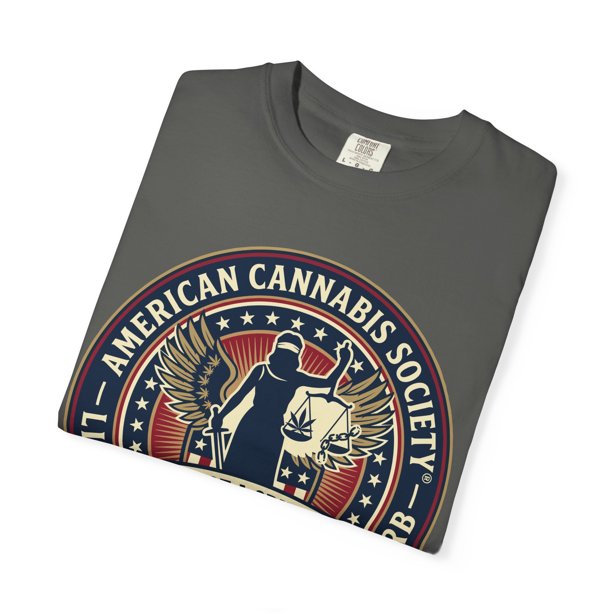 American Cannabis Society® “I Am Not a Criminal™” Liberty T-Shirt — Cannabis Crest Graphic Tee - Image 31