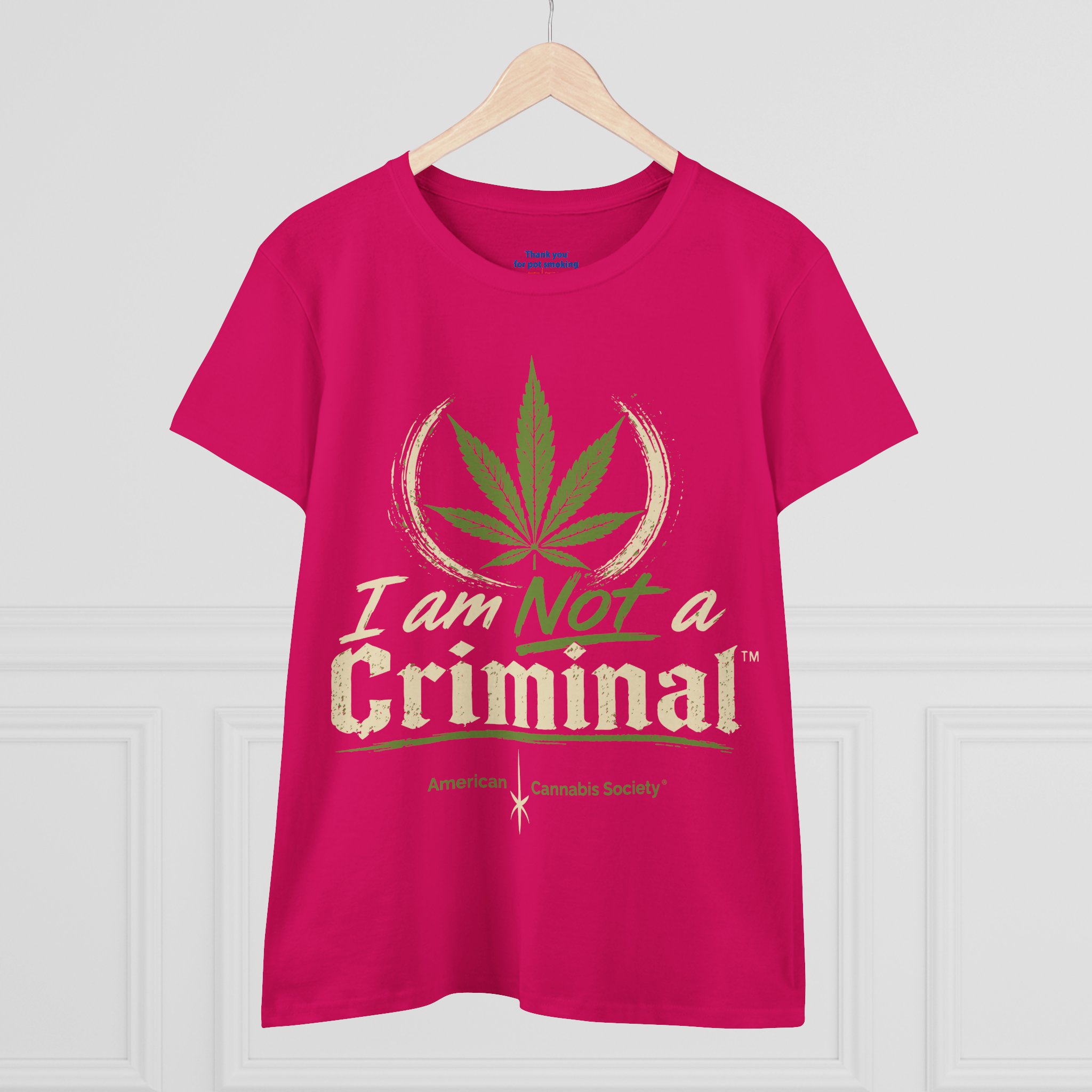 Women's Tee — "I Am Not a Criminal" Cannabis Leaf Graphic - Image 39