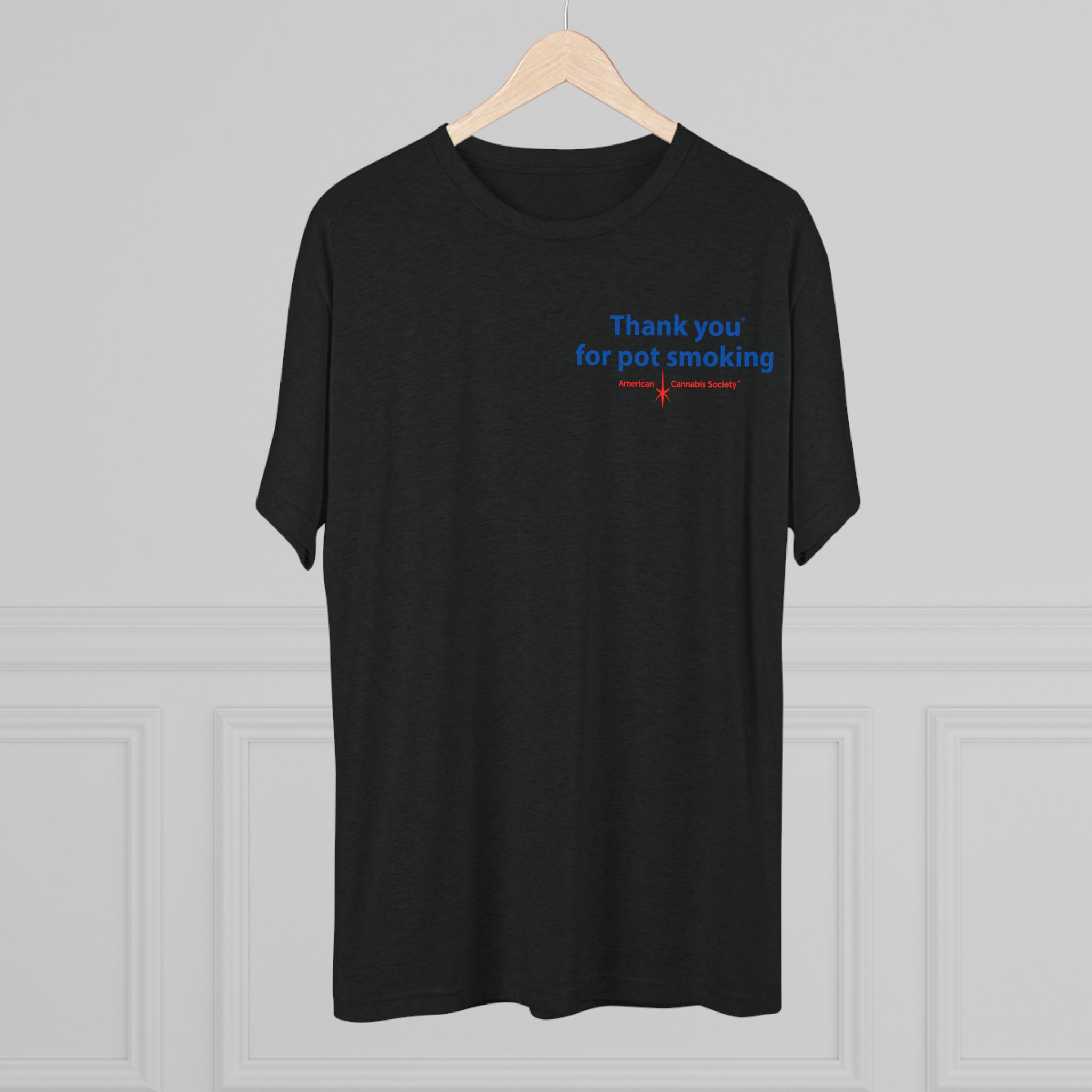 Thank You for Pot Smoking® Tri-Blend Crew Tee | ACS® Approved | THC Factor - Image 8