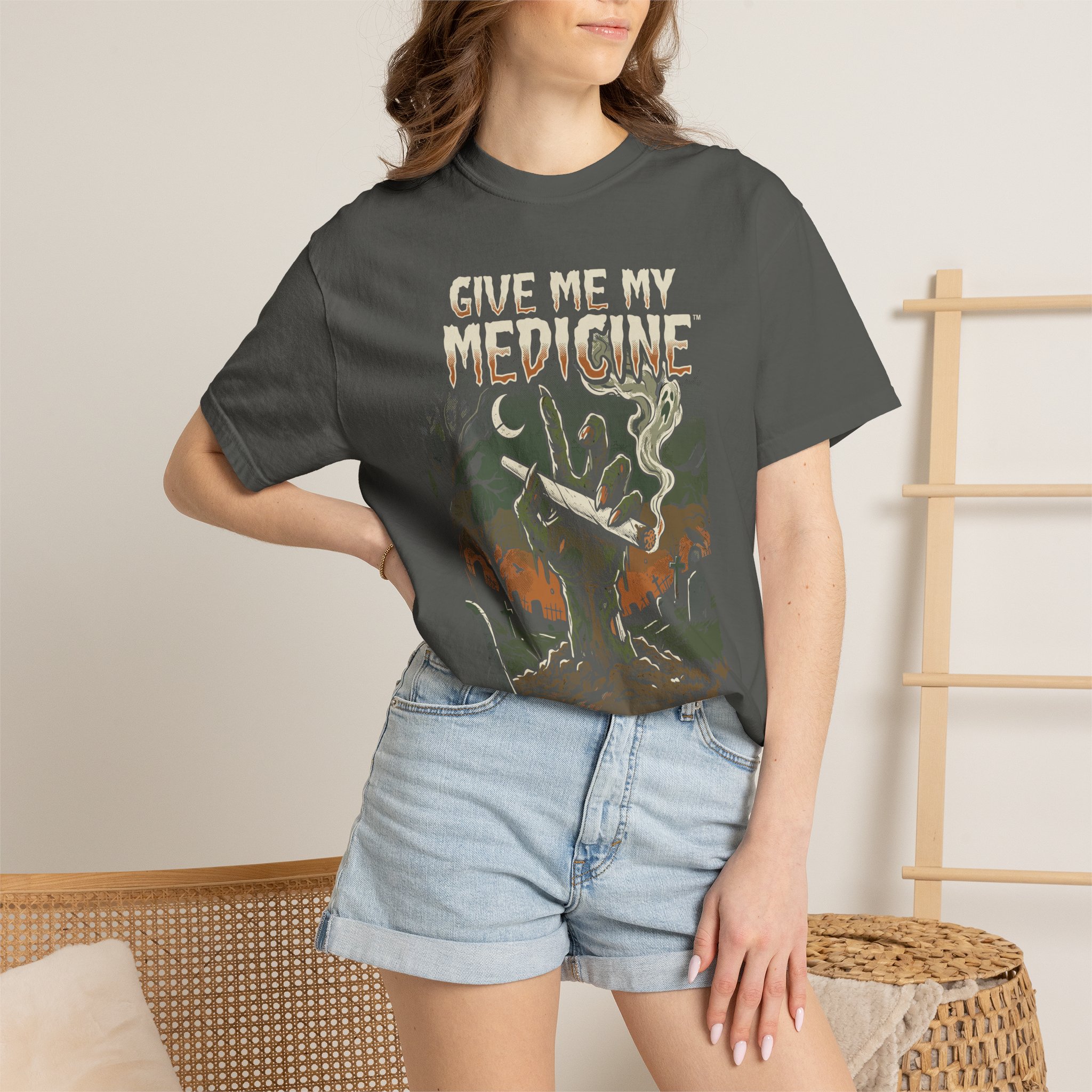 Give Me My Medicine™ Retro Horror Surf Band Tee - Image 28