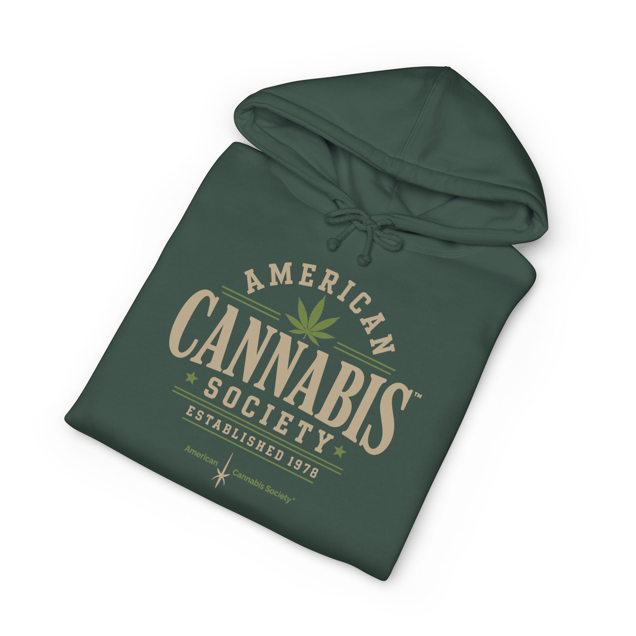 Cannabis Society Hoodie — American Cannabis Society Hooded Sweatshirt - Image 15