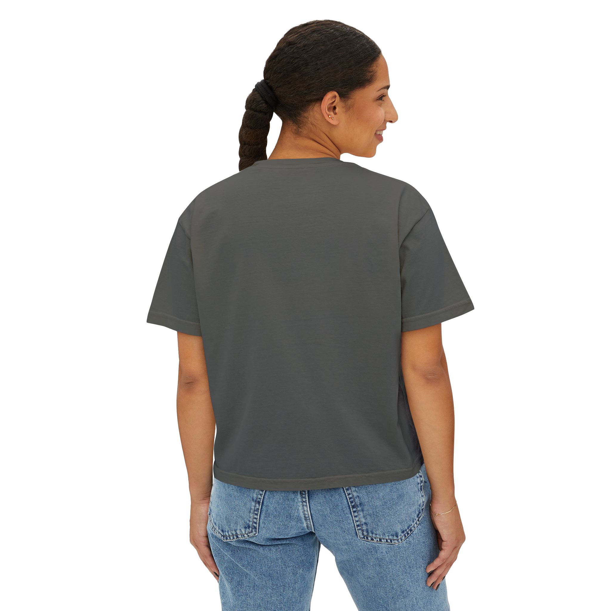 Getting Nice Cannabis Graphic Women's Boxy Tee - Image 20
