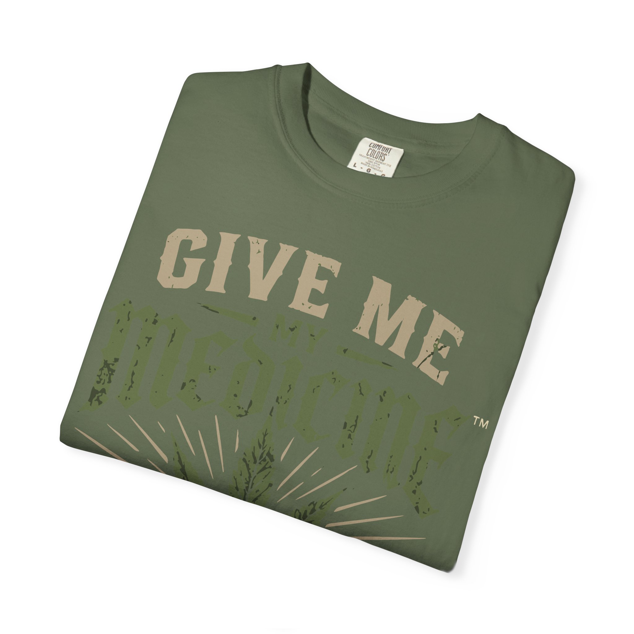 Give Me My Medicine T-Shirt — Cannabis Leaf Medical Marijuana Tee - Image 39