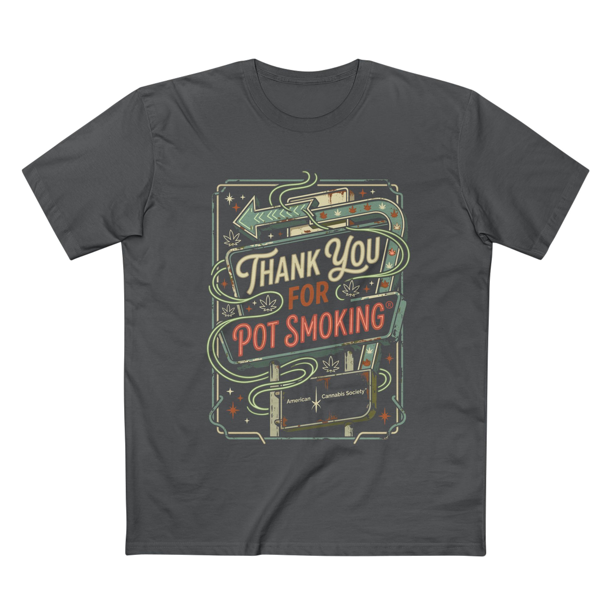 Thank You for Pot Smoking T-Shirt – Retro Cannabis Graphic Tee - Image 41