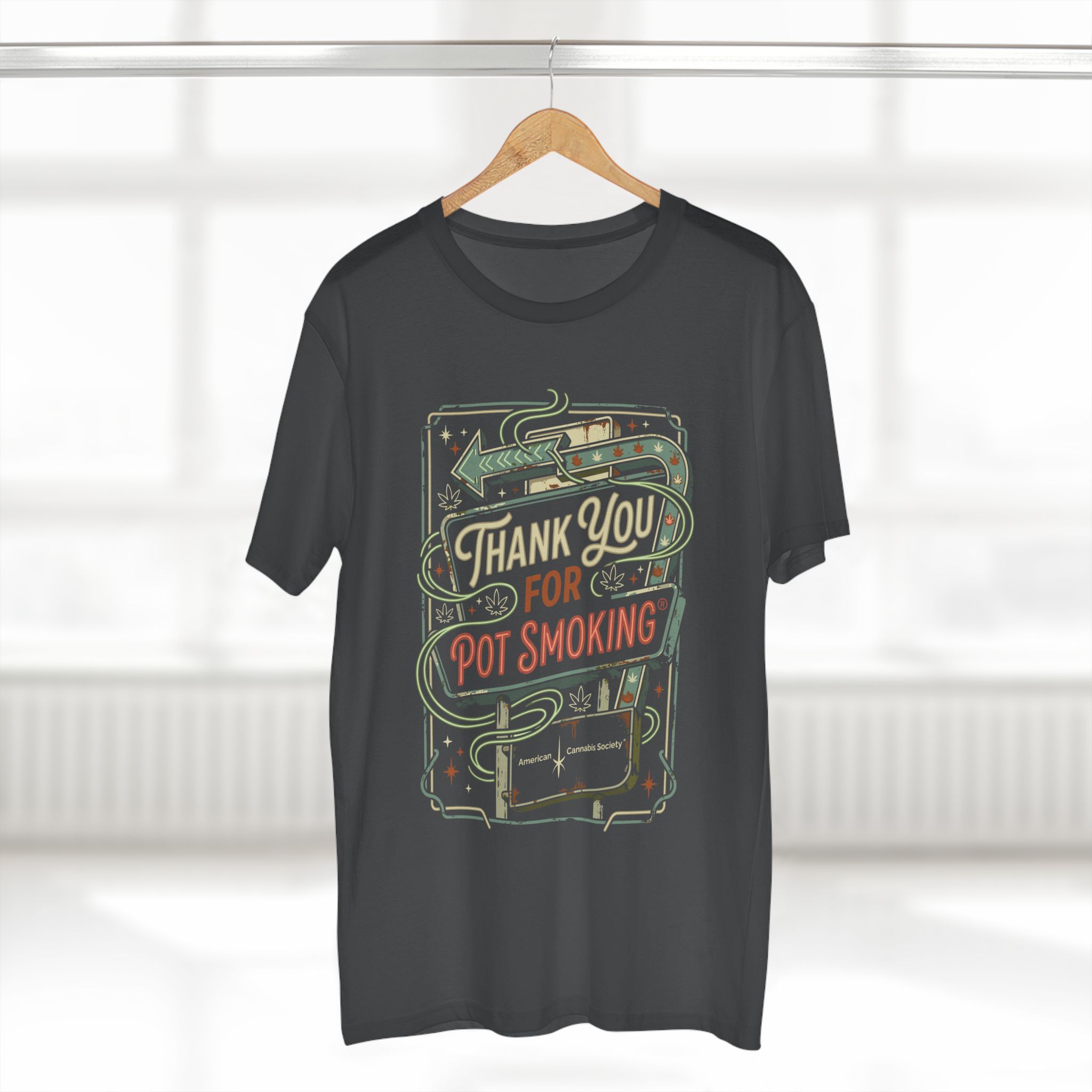 Thank You for Pot Smoking T-Shirt – Retro Cannabis Graphic Tee - Image 44