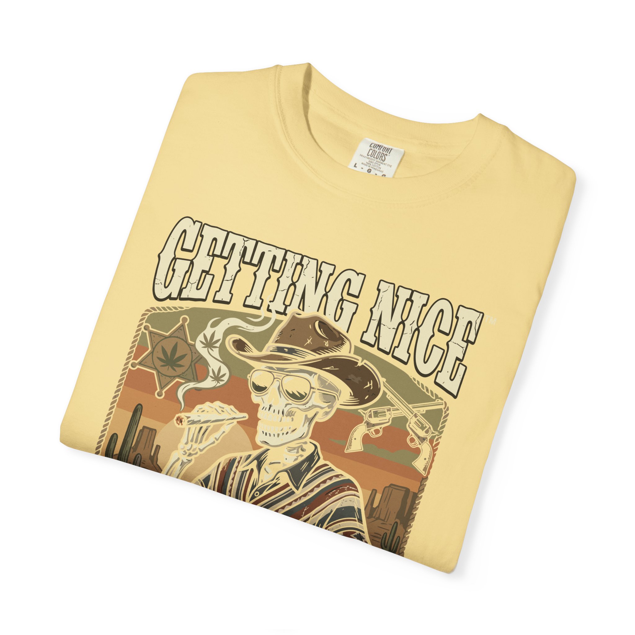 Getting Nice™ Skull T-Shirt — Retro Western Skeleton Graphic Tee - Image 15