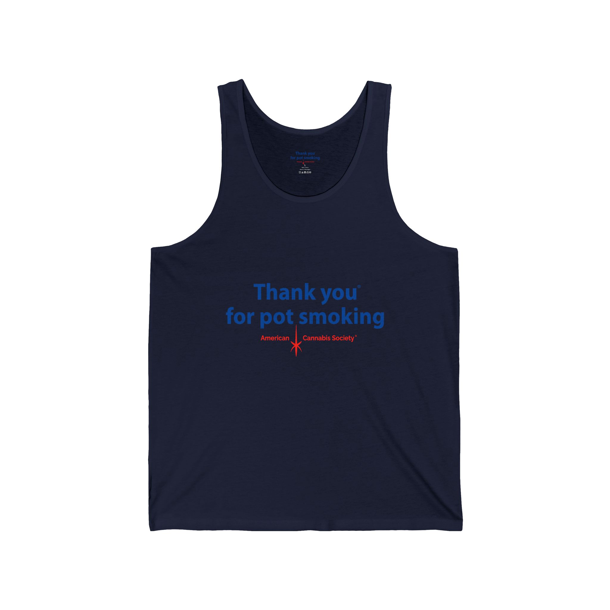 Thank You for Pot Smoking® Jersey Tank | ACS® Approved | THC Factor - Image 22