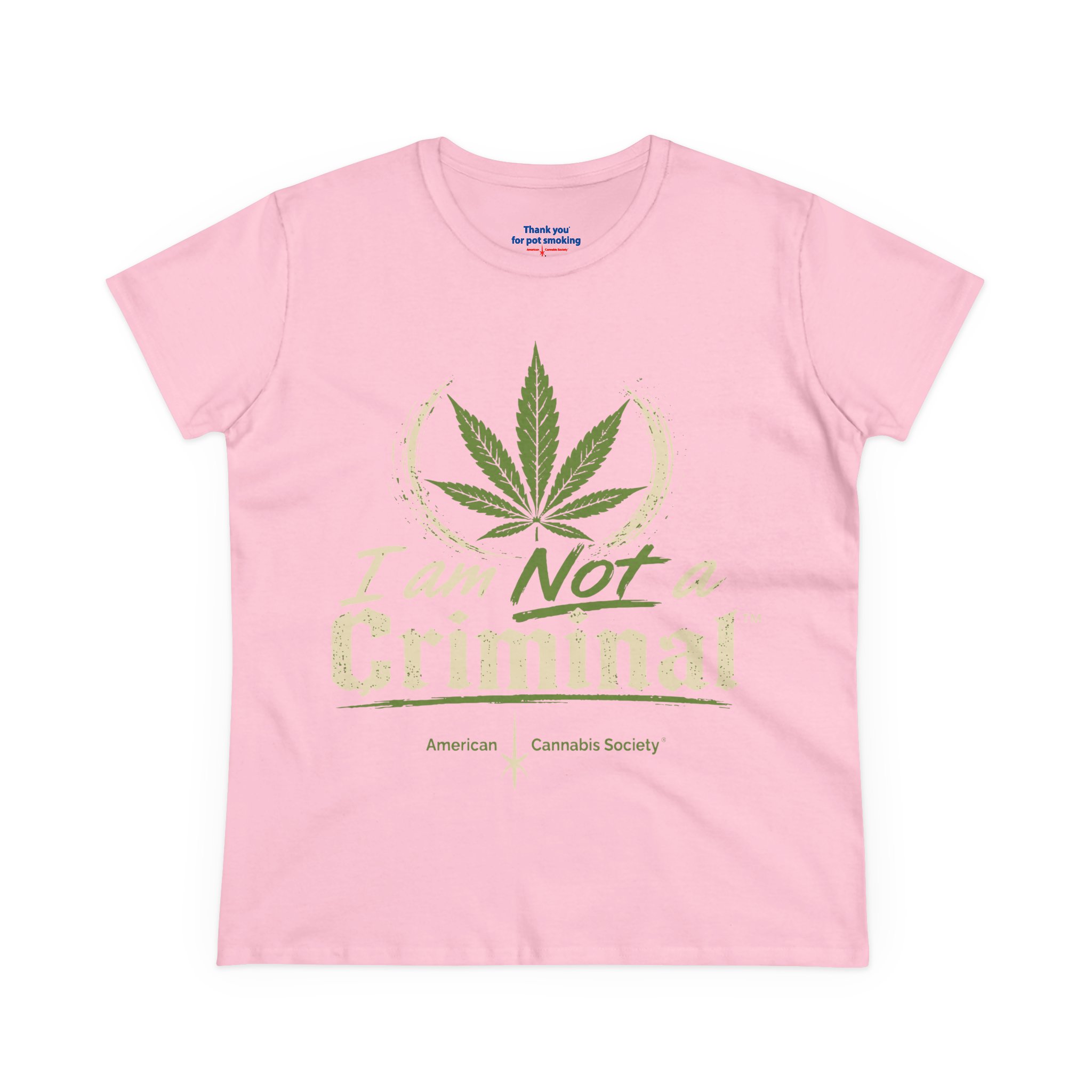 Women's Tee — "I Am Not a Criminal" Cannabis Leaf Graphic - Image 29