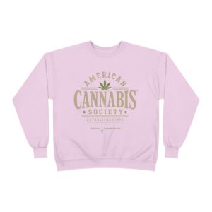 Cannabis Society Crewneck Sweatshirt — American Cannabis Society Vintage Logo