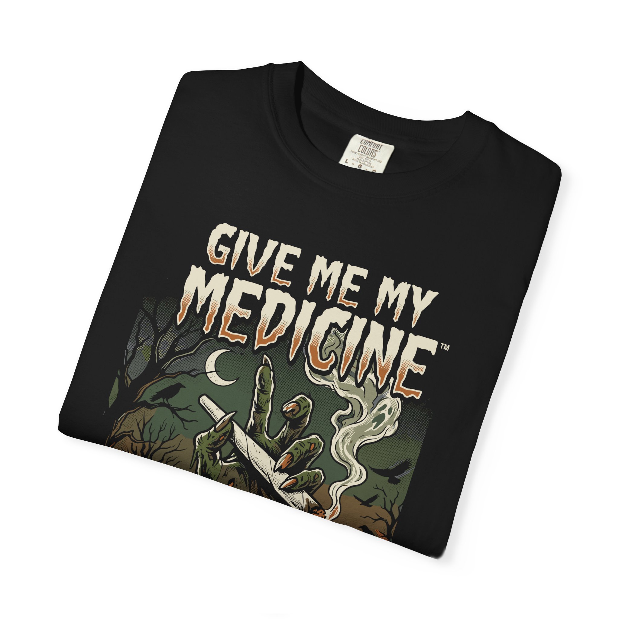 Give Me My Medicine™ Retro Horror Surf Band Tee - Image 47