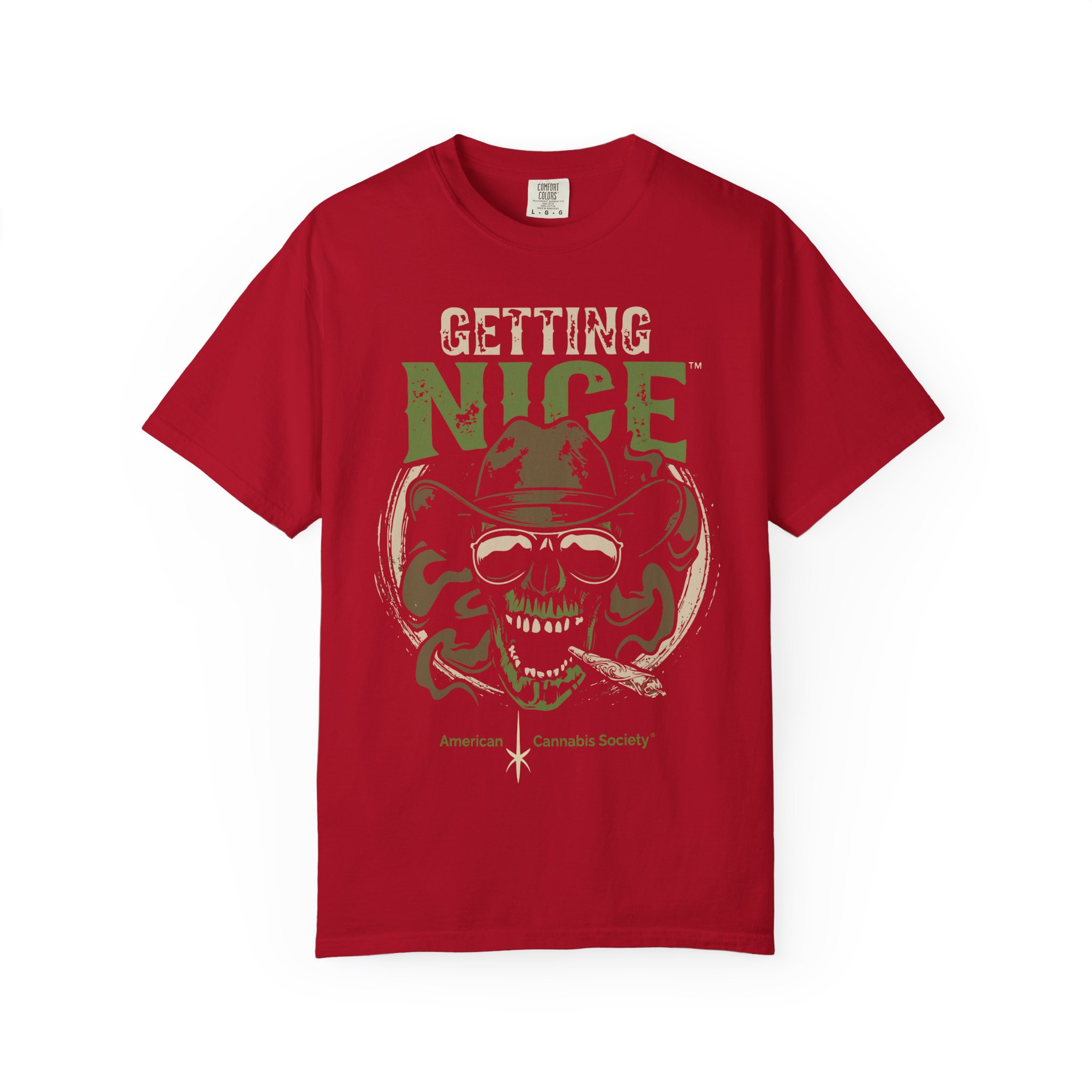 Getting Nice Skull Cowboy T-Shirt — Retro Western Graphic Tee - Image 57