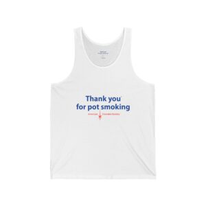 Thank You for Pot Smoking® Jersey Tank | ACS® Approved | THC Factor