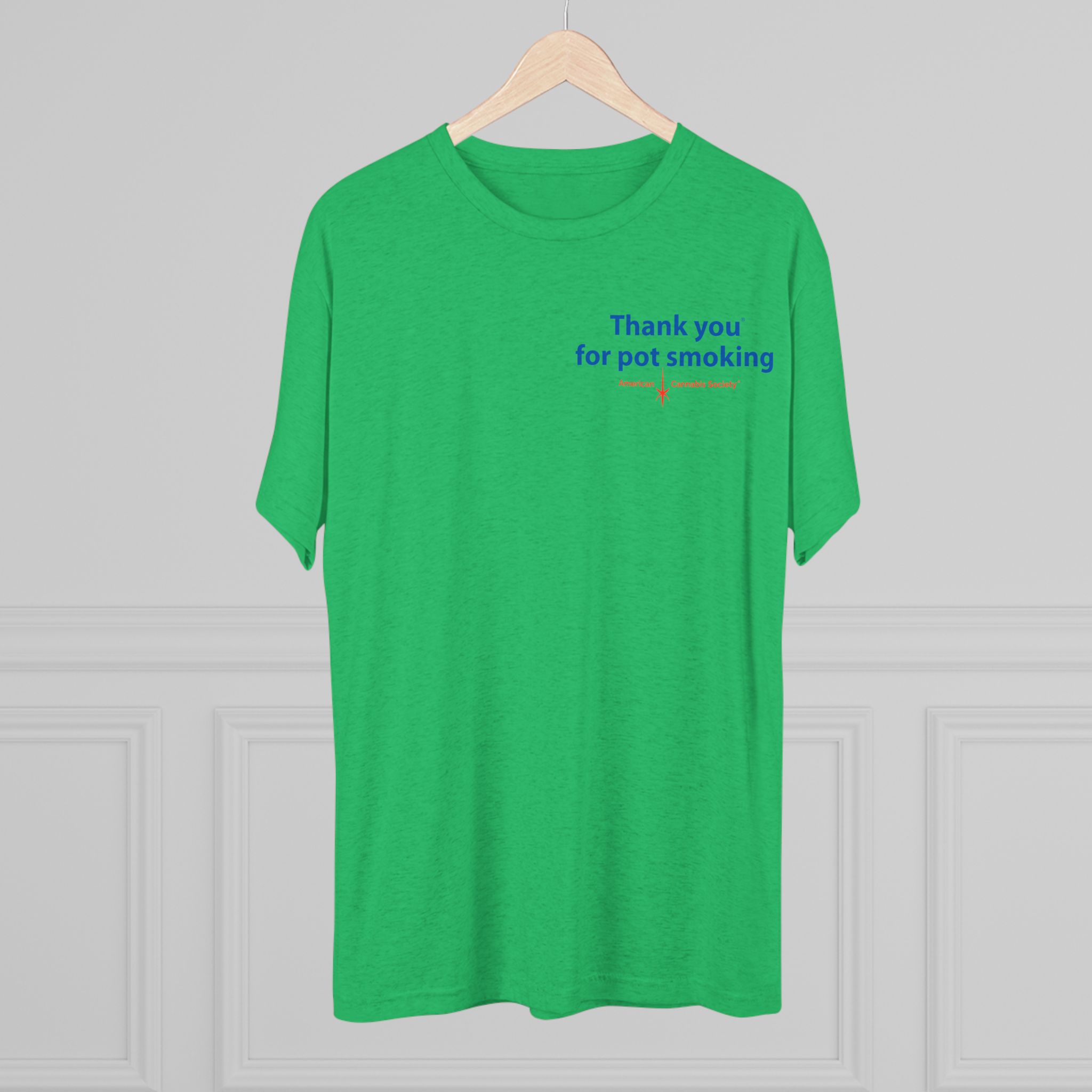 Thank You for Pot Smoking® Tri-Blend Crew Tee | ACS® Approved | THC Factor - Image 20