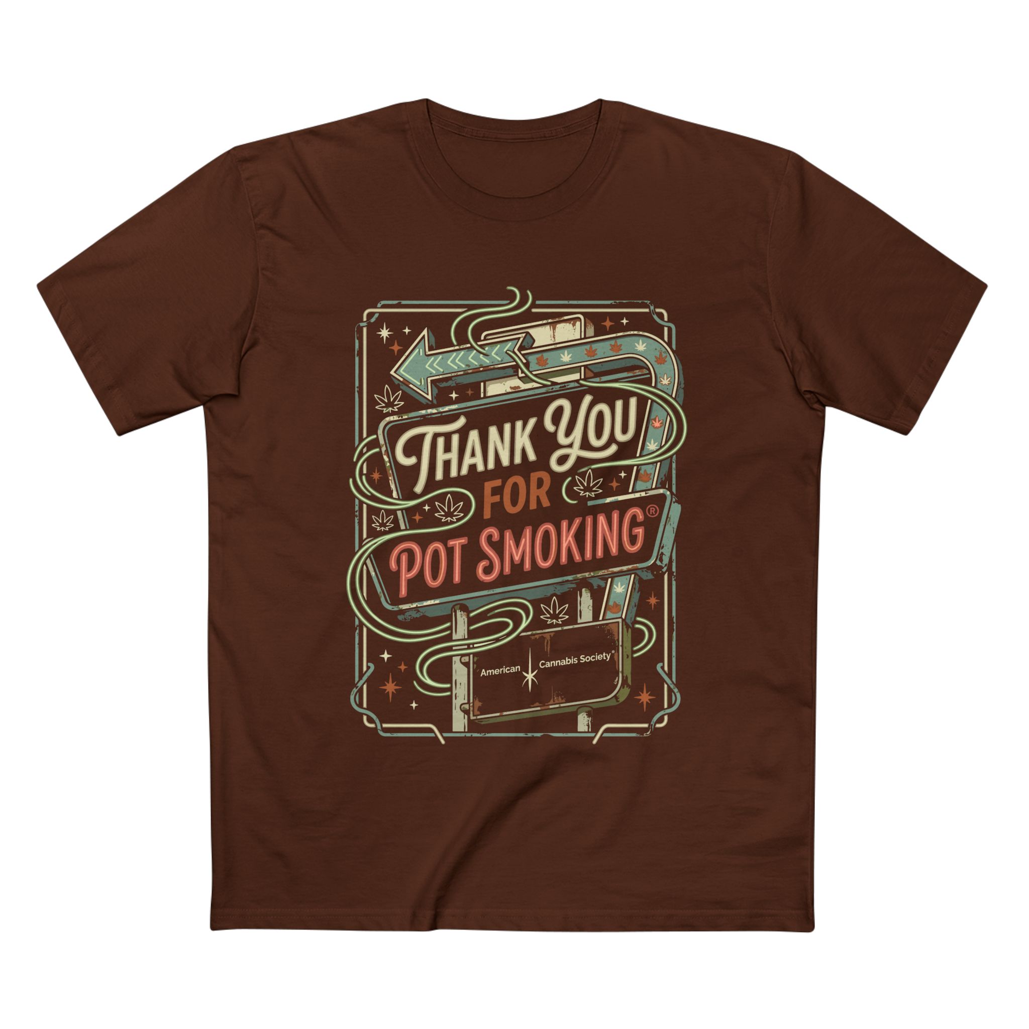 Thank You for Pot Smoking T-Shirt – Retro Cannabis Graphic Tee - Image 25