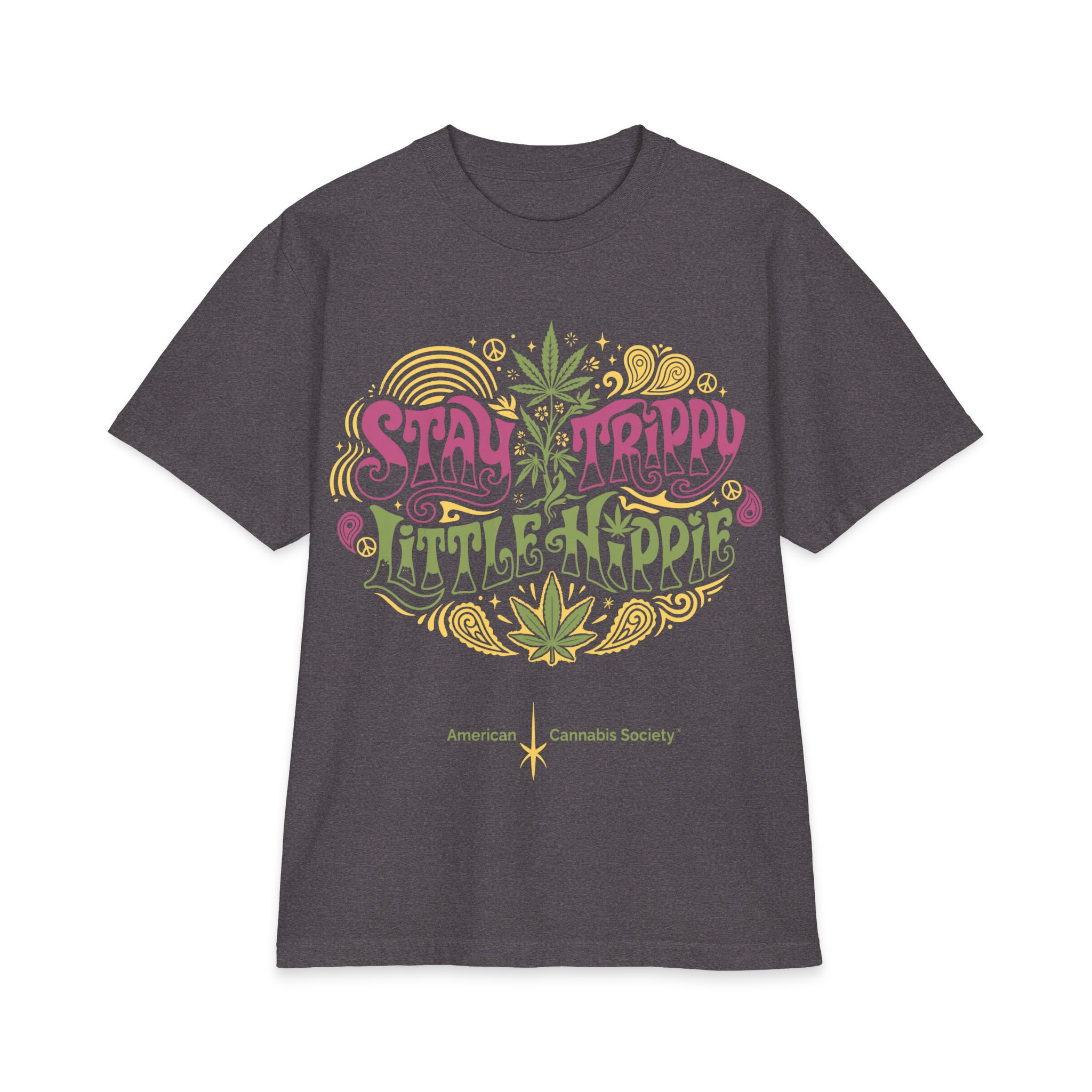 Stay Trippy Little Hippie T-Shirt — Retro Psychedelic Cannabis Tee - Image 4