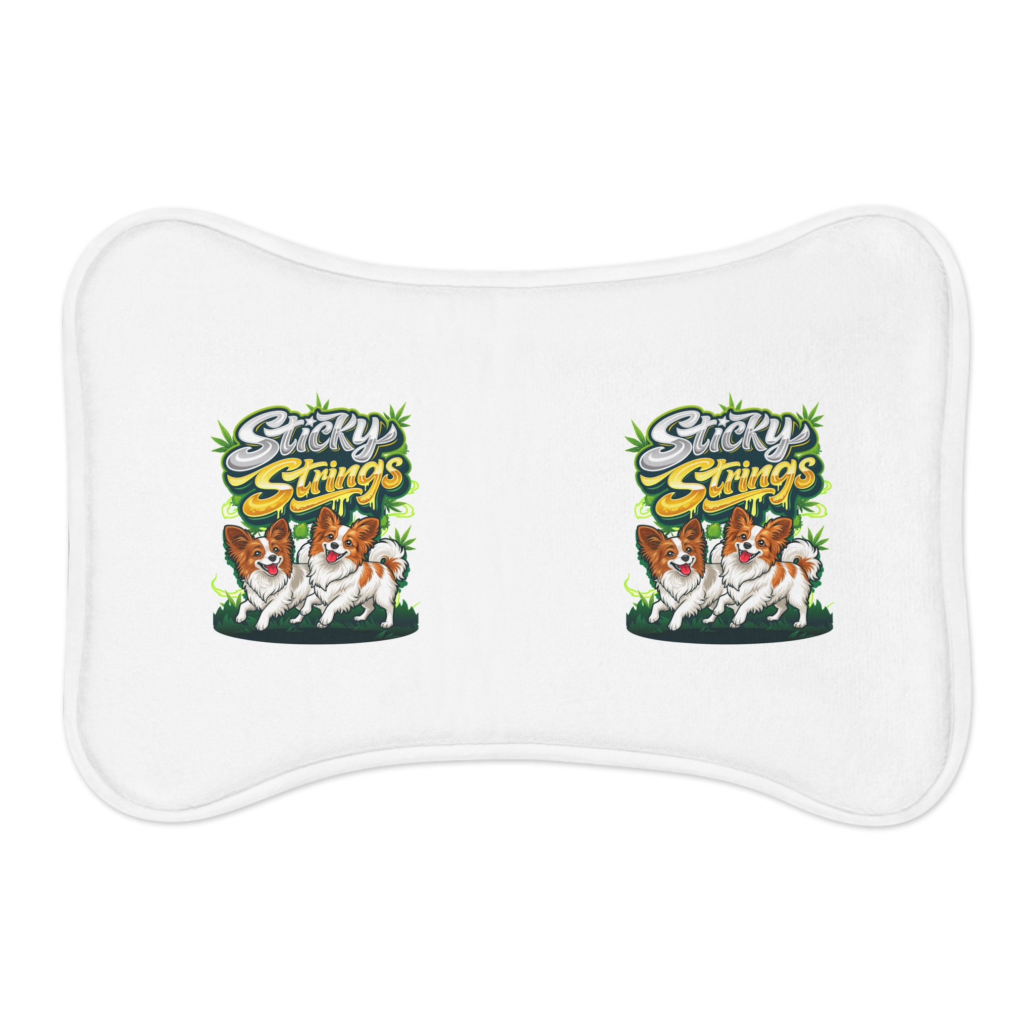 Sticky Strings™ Pet Feeding Mat — Cute Dog Graphic Placemat