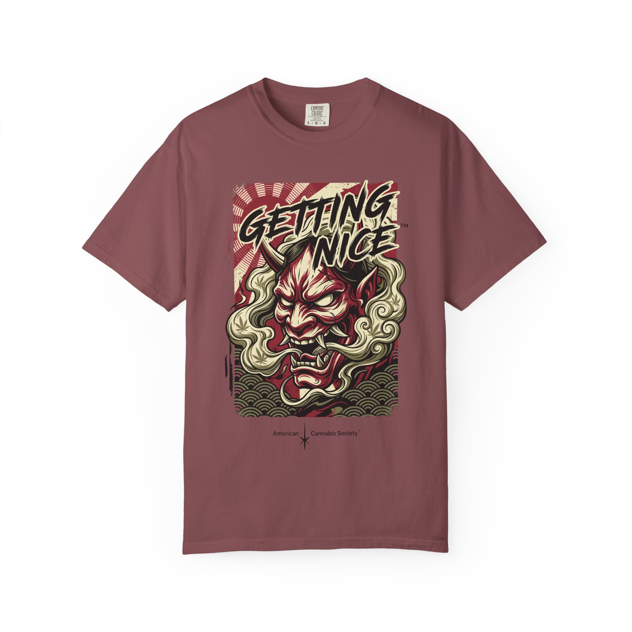 Getting Nice™ Oni Graphic T-Shirt — Japanese Demon Streetwear Tee - Image 5