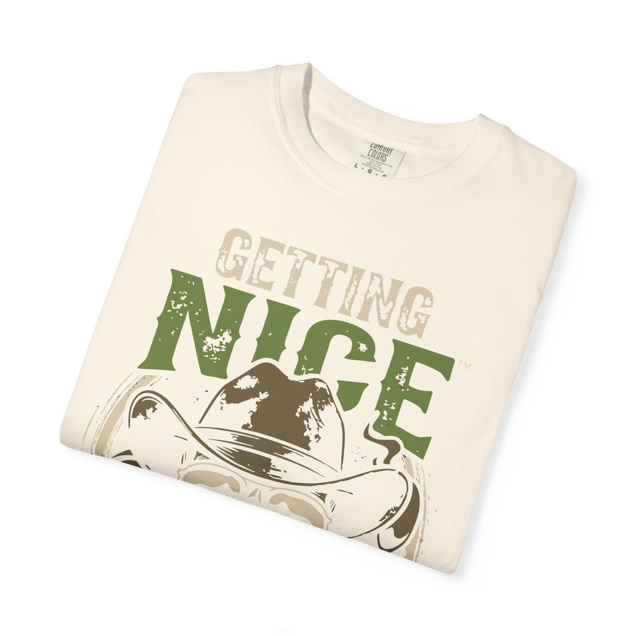 Getting Nice Skull Cowboy T-Shirt — Retro Western Graphic Tee - Image 19