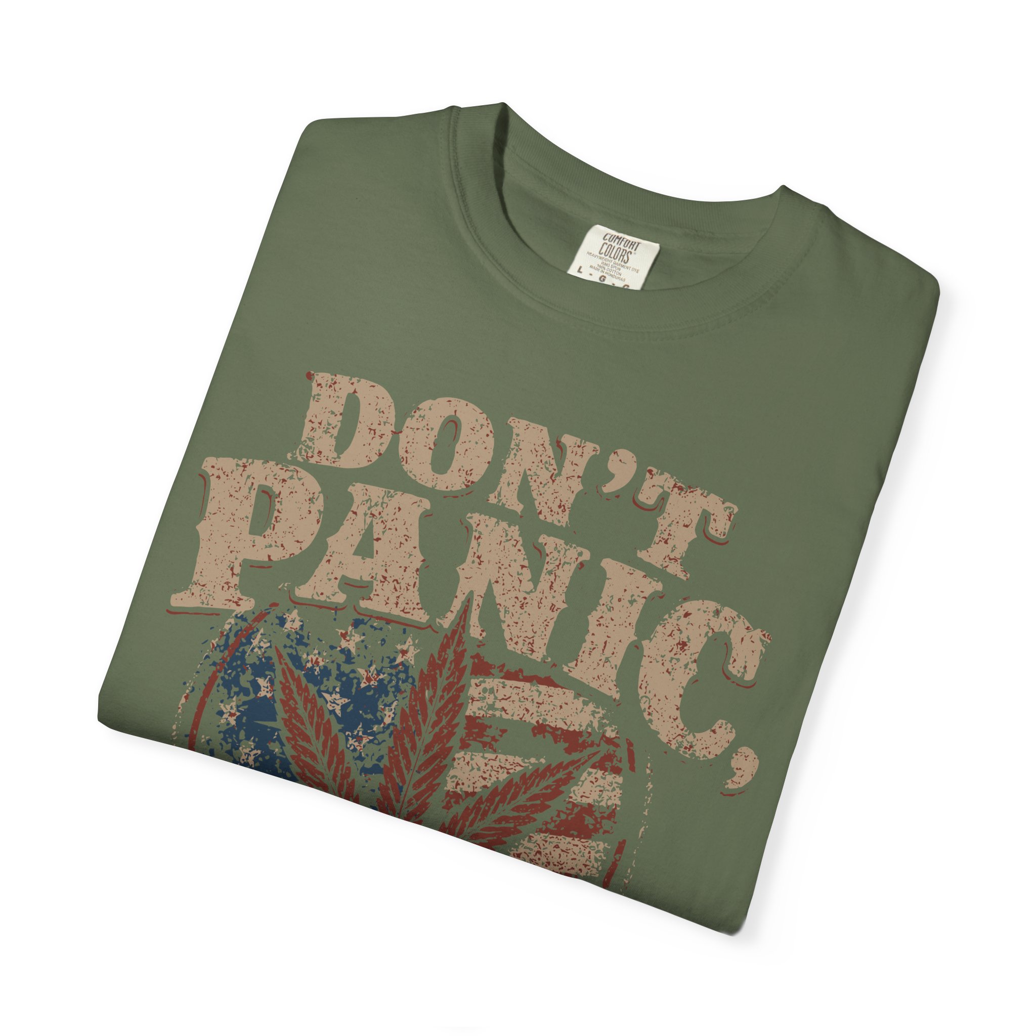 American Cannabis Society® “Don’t Panic It’s Organic” T-Shirt — Vintage Cannabis Leaf Graphic Tee - Image 34