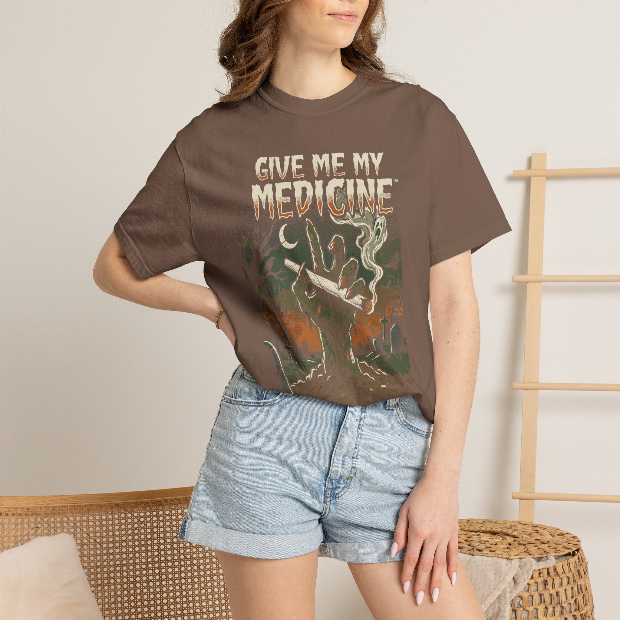 Give Me My Medicine™ Retro Horror Surf Band Tee - Image 24