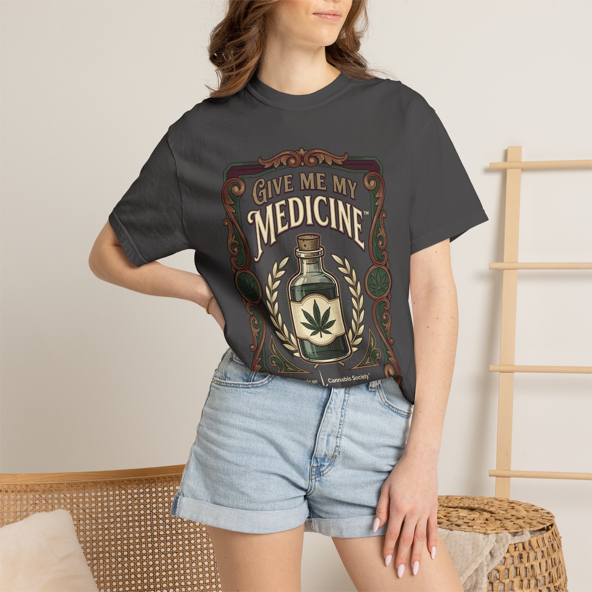 Give Me My Medicine™ T-Shirt — Vintage Cannabis Bottle Graphic Tee - Image 32