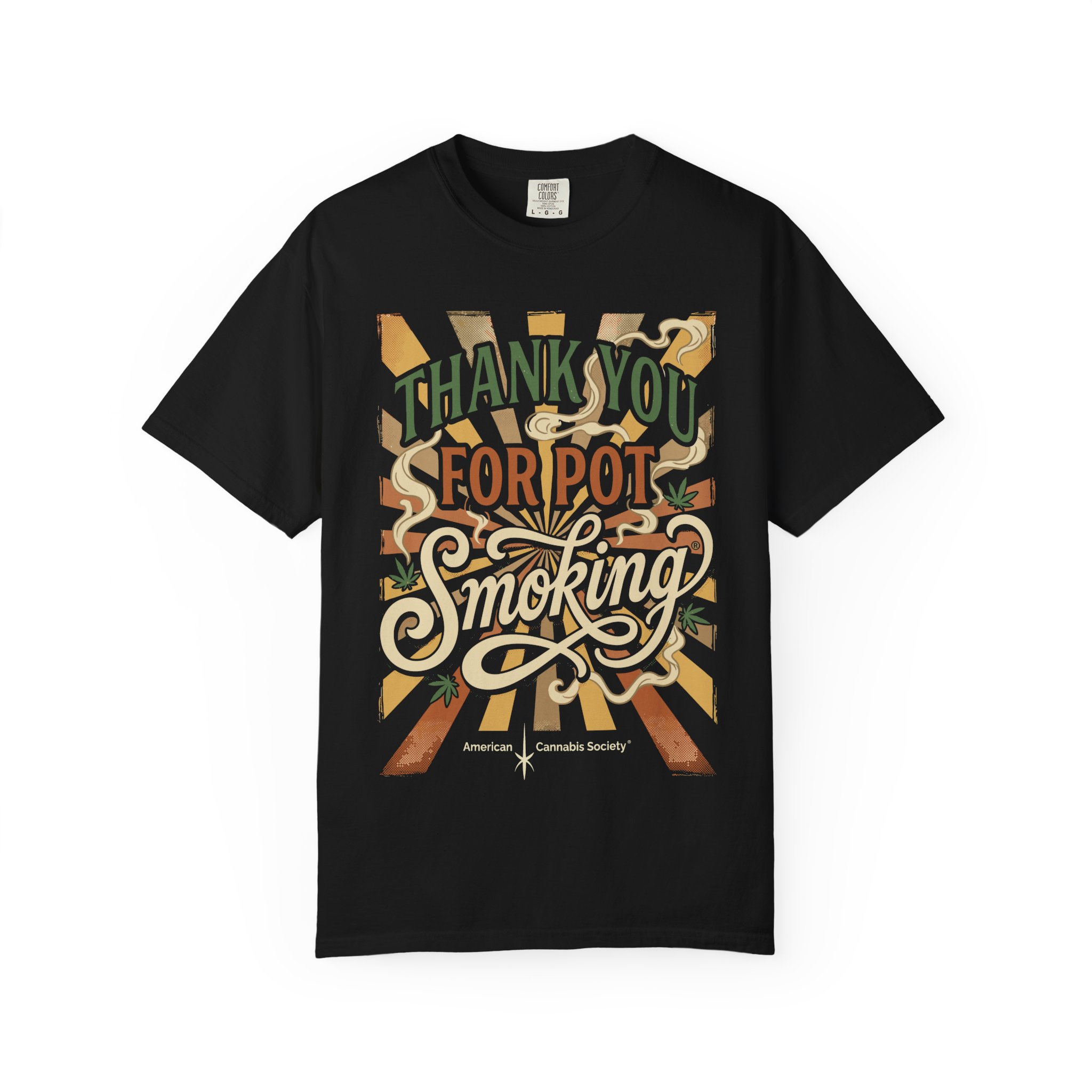 Thank You For Pot Smoking® T-Shirt — Vintage Cannabis Graphic Tee - Image 49
