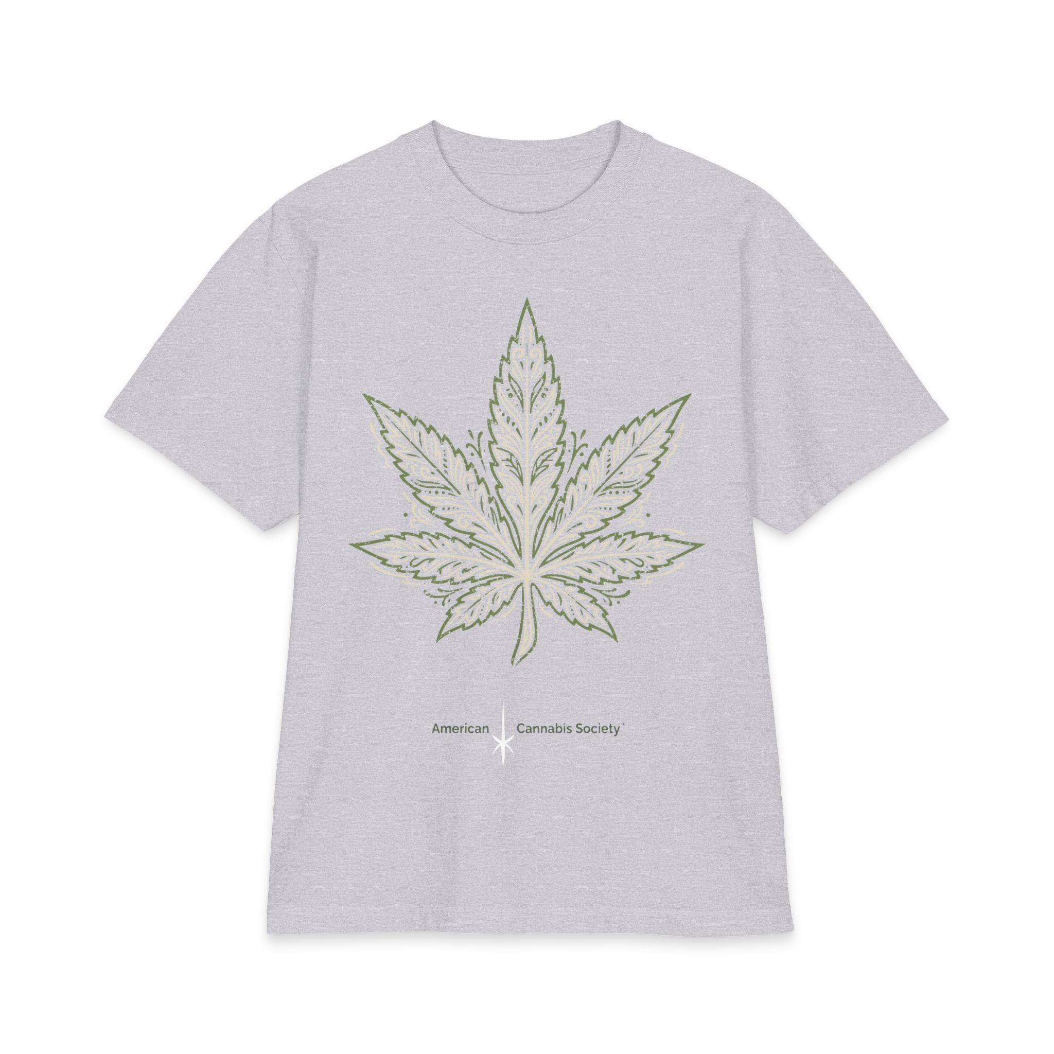 Leaf Mandala T‑Shirt — Ornate Cannabis Leaf Graphic Tee - Image 15