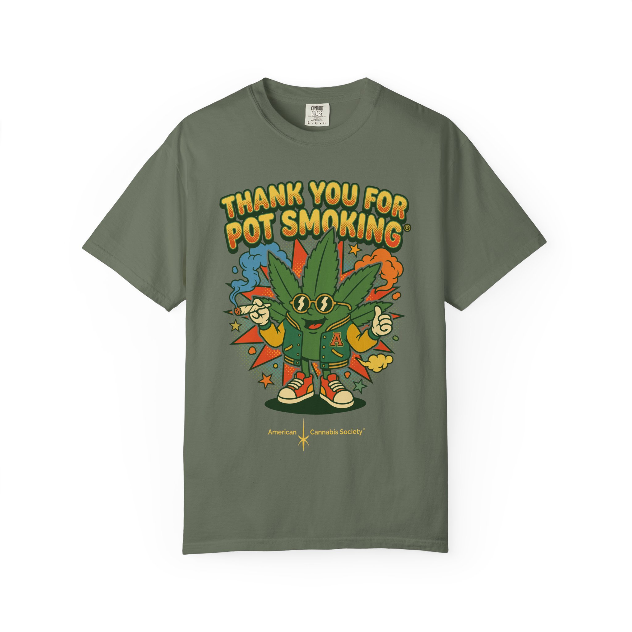 Thank You For Pot Smoking® Retro Cartoon T-Shirt - Image 25