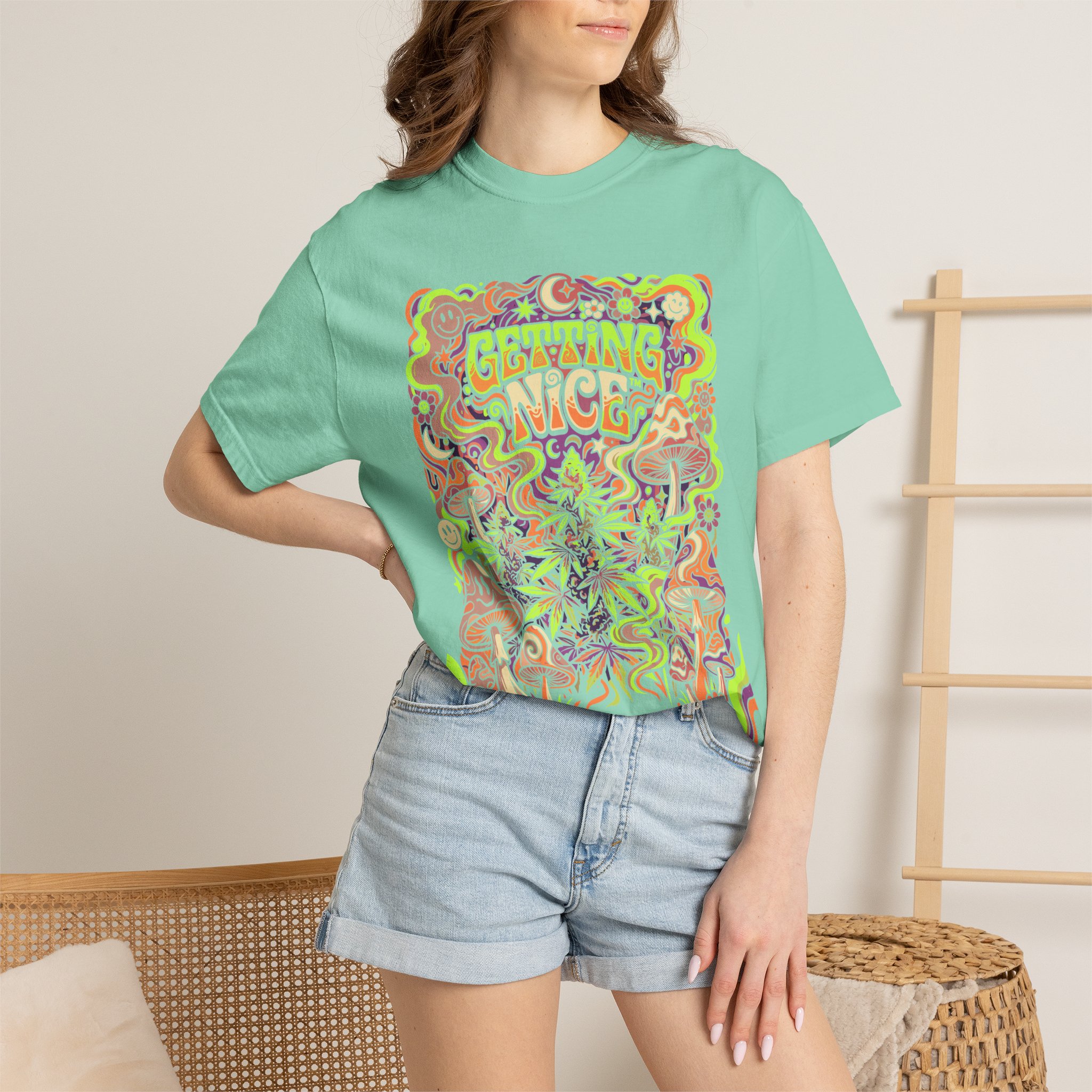 Psychedelic Getting Nice™ Graphic T-Shirt - Image 32