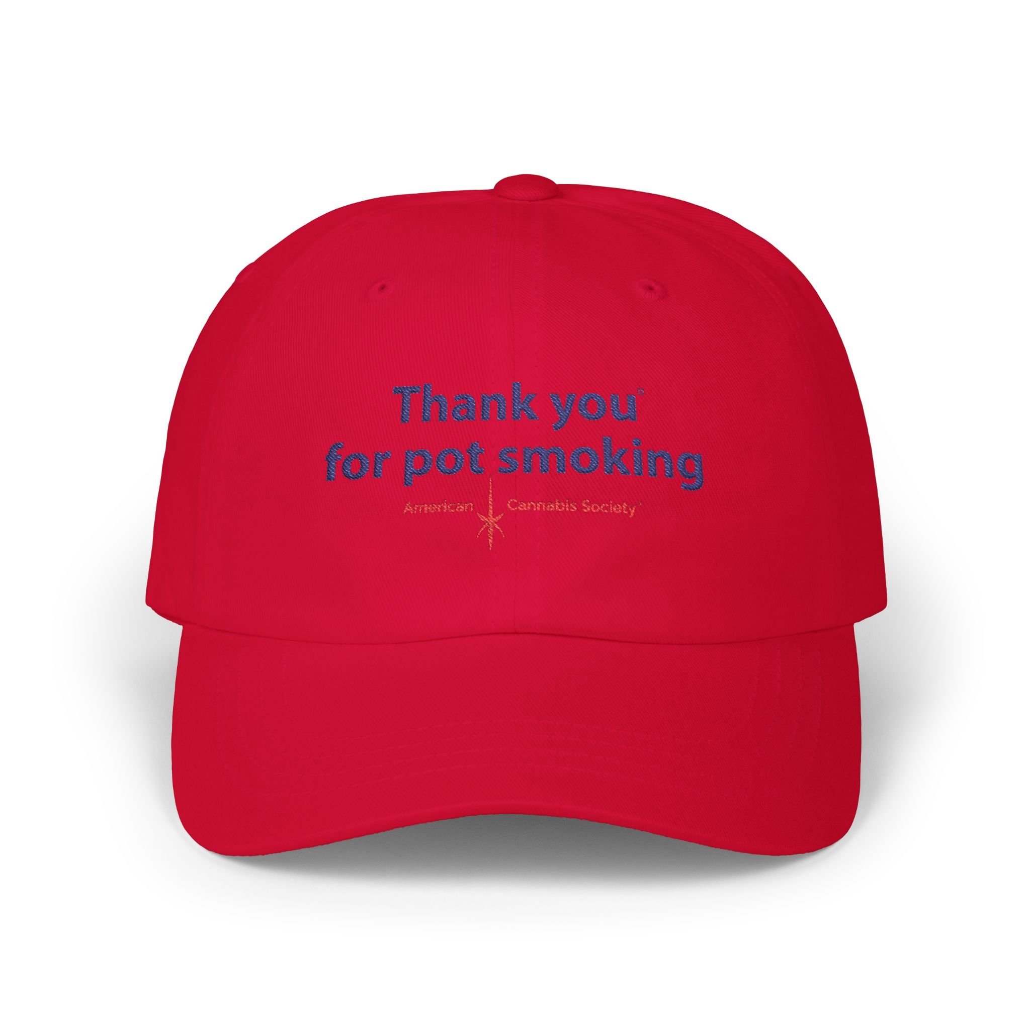 Thank You for Pot Smoking® Classic Dad Cap — Embroidered Cannabis Slogan Hat | Yupoong by GreenRX™ | American Cannabis Society® Approved - Image 41