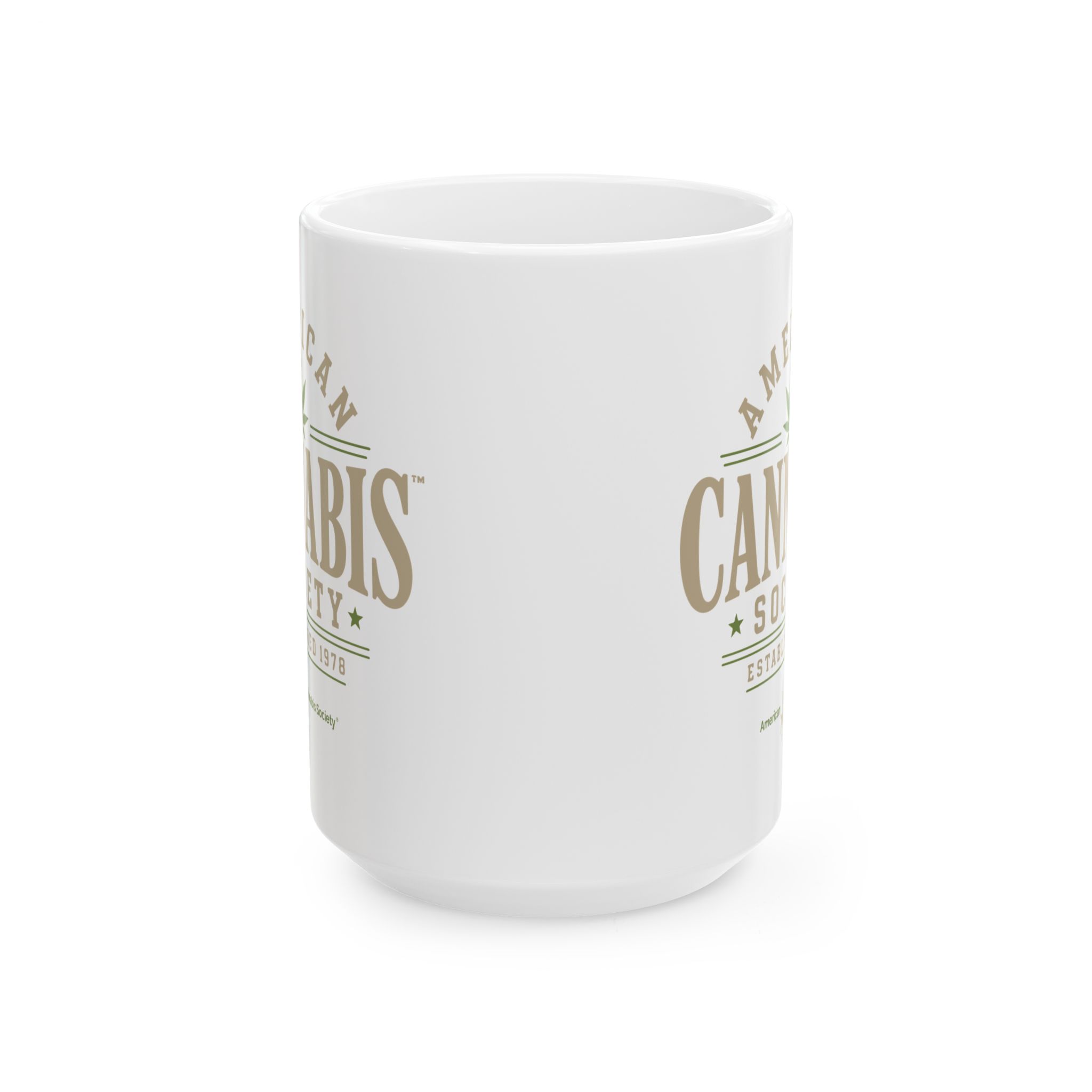American Cannabis Society® Ceramic Mug — 'Modern' Coffee Cup (11oz & 15oz) - Image 5
