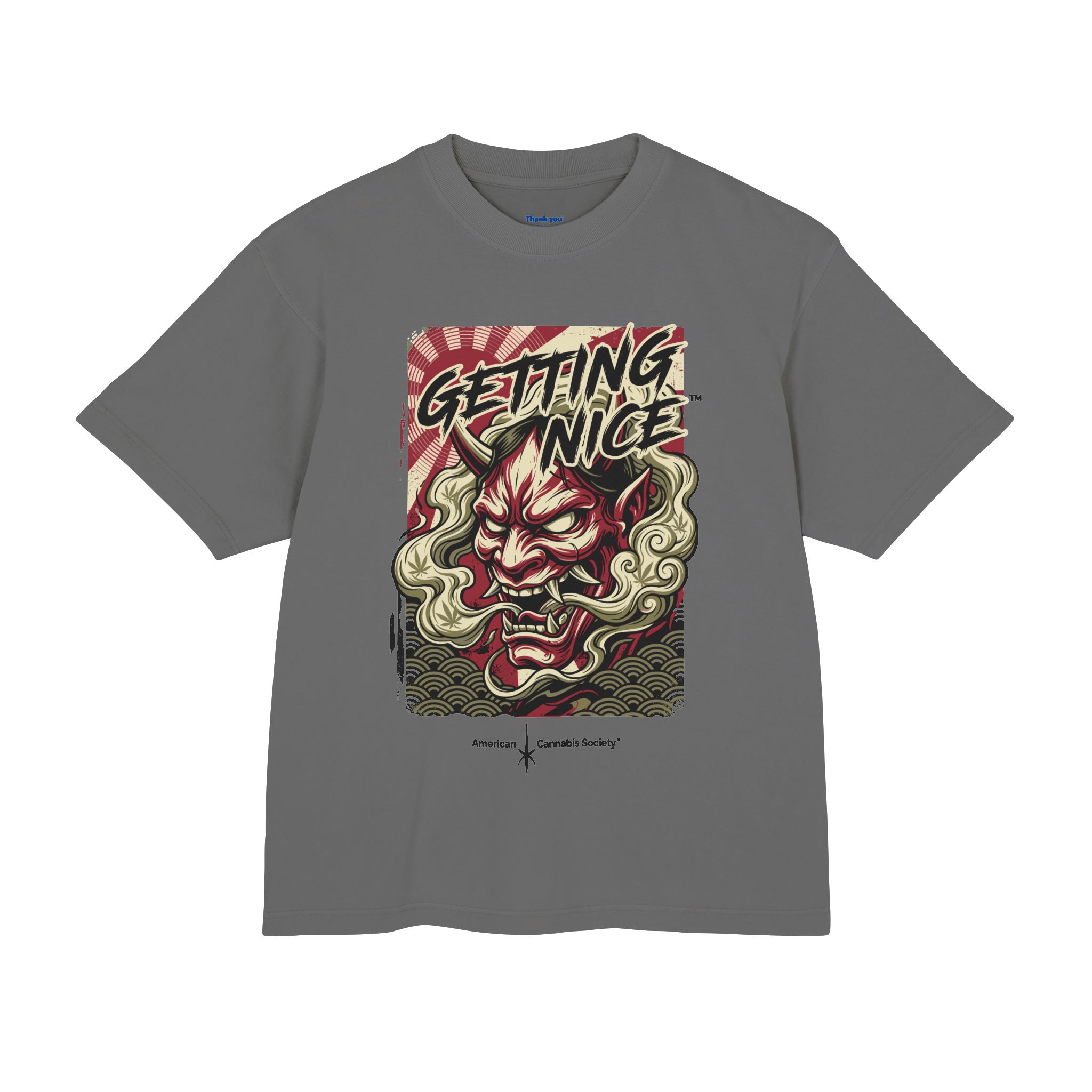 Getting Nice Oni Graphic Tee — Japanese Demon Mask Streetwear Shirt - Image 13