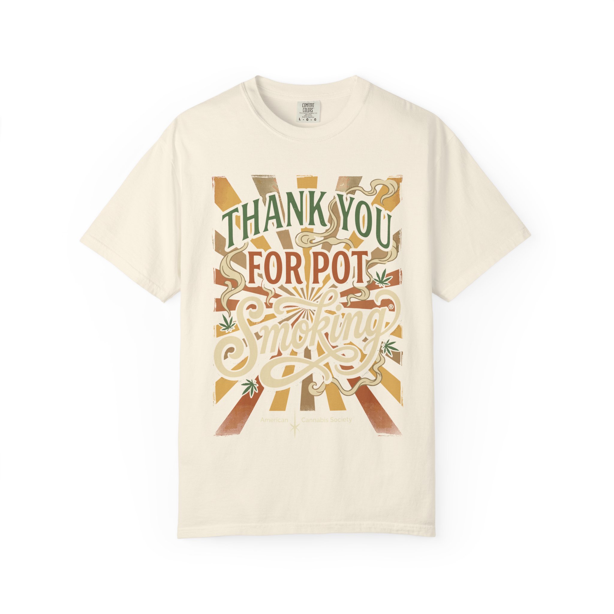Thank You For Pot Smoking® T-Shirt — Vintage Cannabis Graphic Tee - Image 13