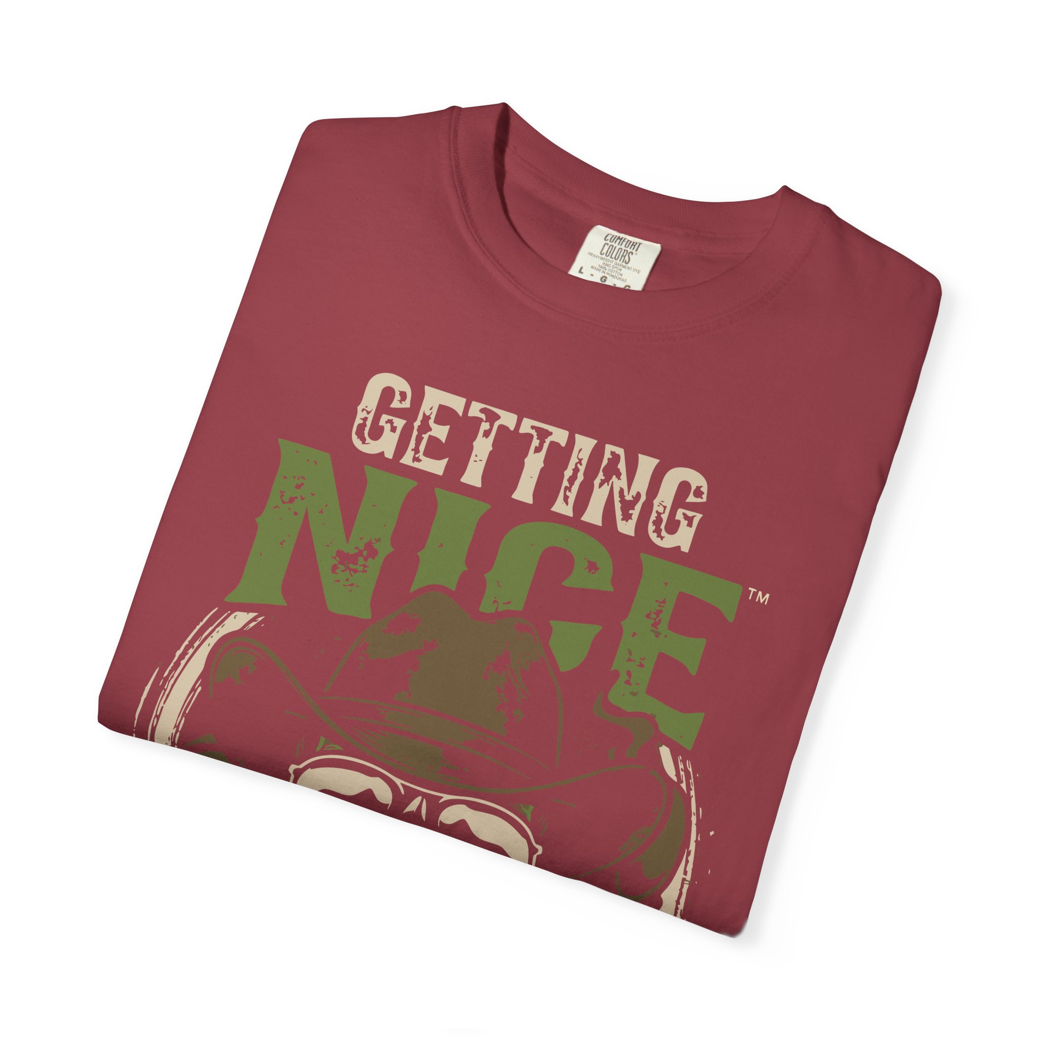 Getting Nice Skull Cowboy T-Shirt — Retro Western Graphic Tee - Image 55