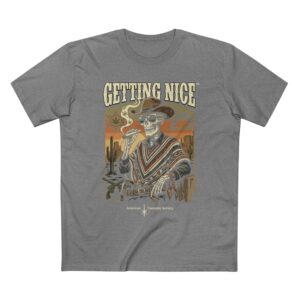 Getting Nice™ Cowboy T-Shirt — Vintage Western Graphic Tee