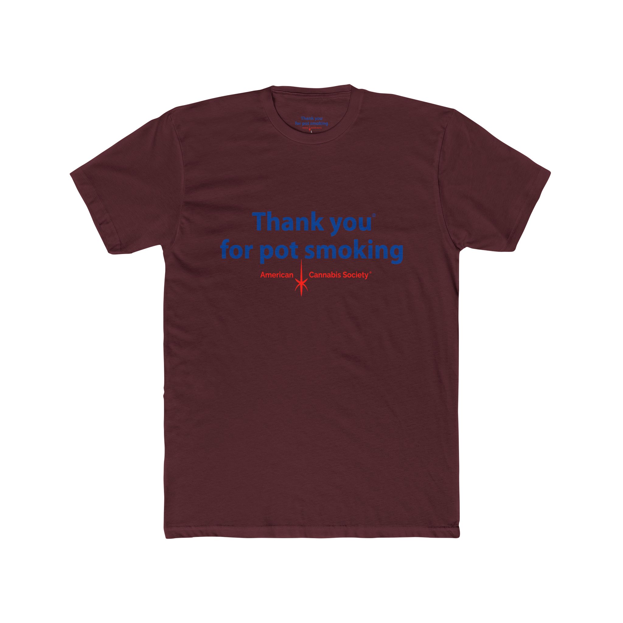 Thank You for Pot Smoking® Tee — Funny Cannabis Graphic T-Shirt | Next Level 3600 by GreenRX™ | American Cannabis Society® Approved - Image 43