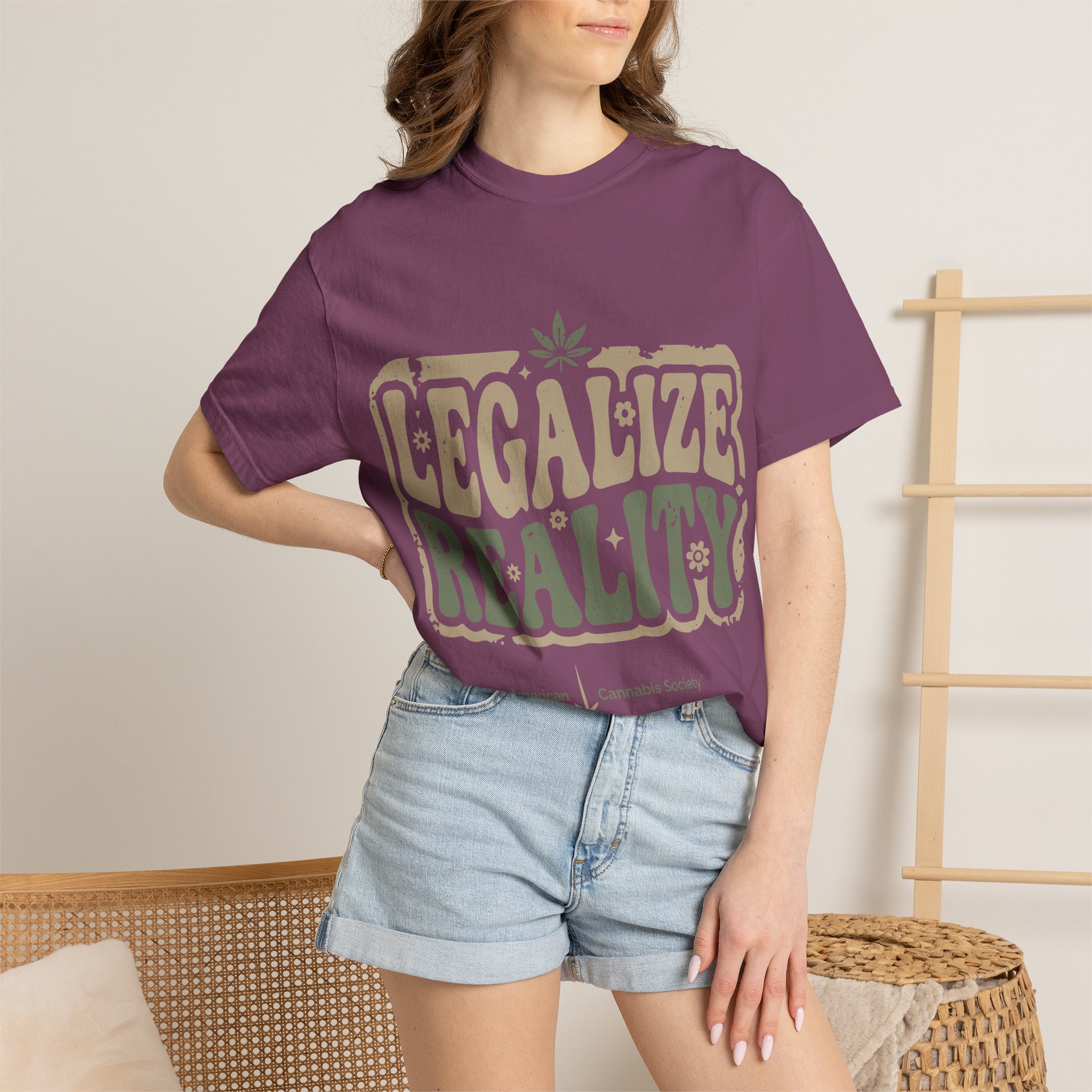 American Cannabis Society® “Legalize Reality” T-Shirt — Retro Cannabis Advocacy Graphic Tee - Image 60