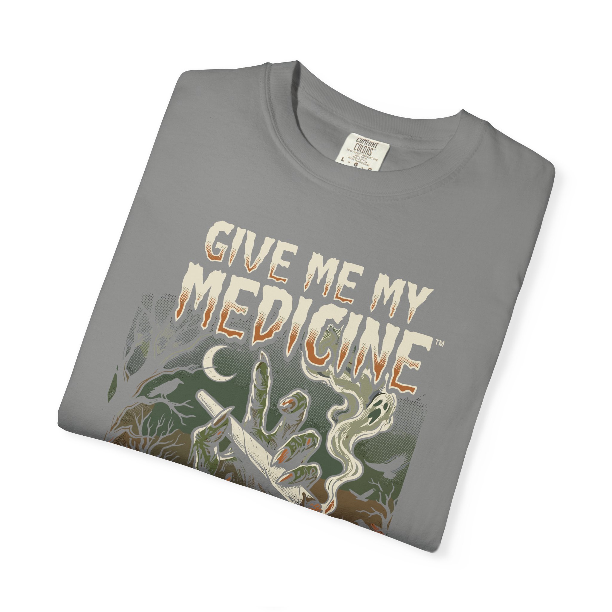 Give Me My Medicine™ Retro Horror Surf Band Tee - Image 39