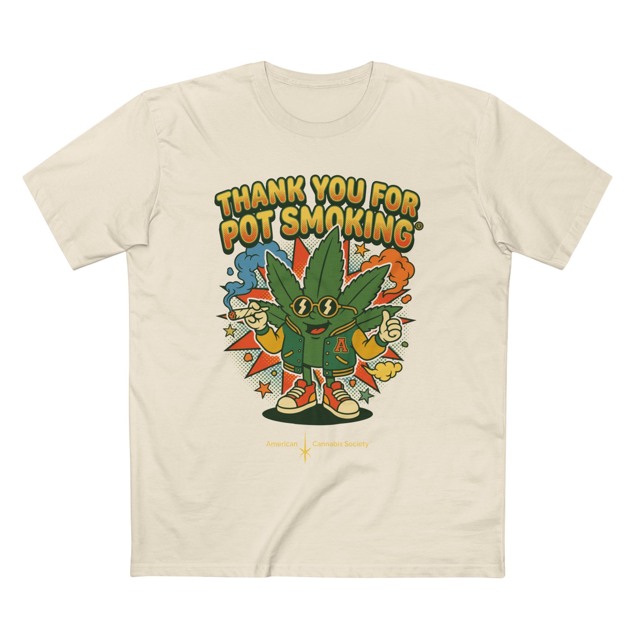 Thank You for Pot Smoking® T-Shirt — Retro Cannabis Graphic Tee - Image 13